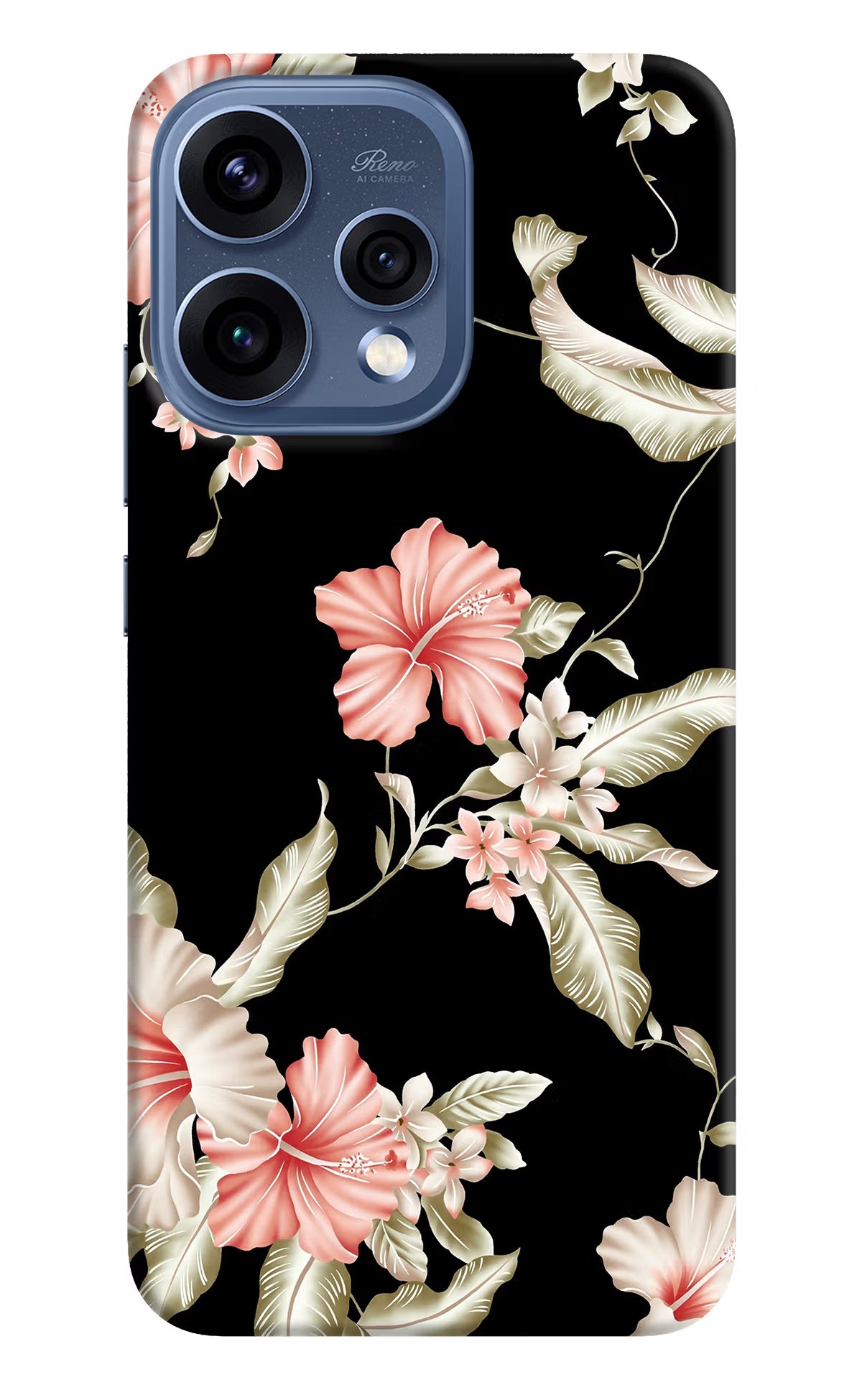 Flowers Oppo Reno15 5G Back Cover - Flowers Oppo Reno15 5G Hard Case Back Cover by Casekaro Flowers Oppo Reno15 5G Hard Case Back Cover by Casekaro
