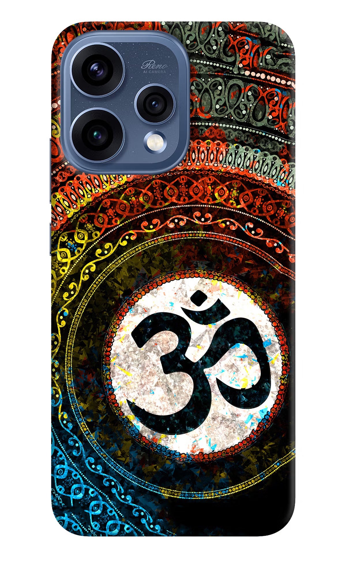 Om Cultural Oppo Reno15 5G Back Cover - Om Cultural Oppo Reno15 5G Hard Case Back Cover by Casekaro Om Cultural Oppo Reno15 5G Hard Case Back Cover by Casekaro