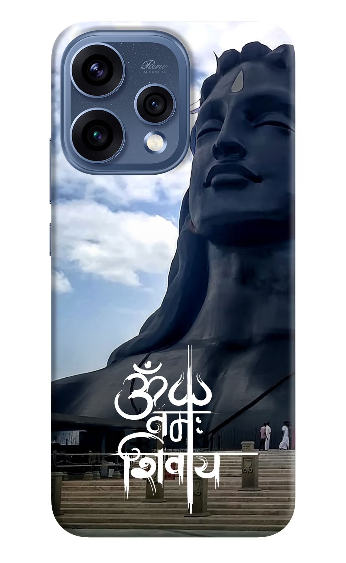 Om Namah Shivay Oppo Reno15 5G Back Cover - Om Namah Shivay Oppo Reno15 5G Hard Case Back Cover by Casekaro Om Namah Shivay Oppo Reno15 5G Hard Case Back Cover by Casekaro