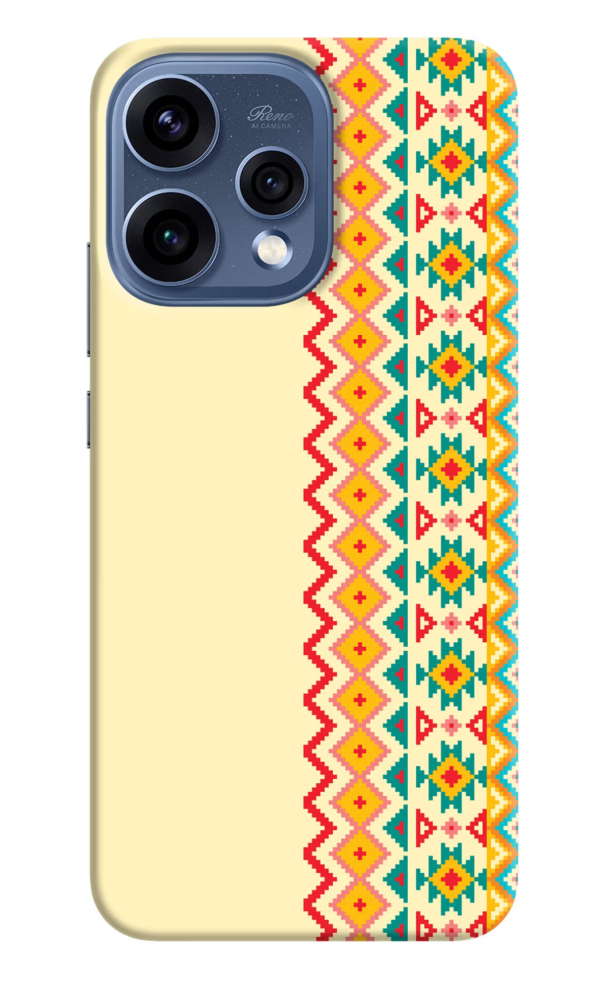 Ethnic Seamless Oppo Reno15 5G Back Cover - Ethnic Seamless Oppo Reno15 5G Hard Case Back Cover by Casekaro Ethnic Seamless Oppo Reno15 5G Hard Case Back Cover by Casekaro