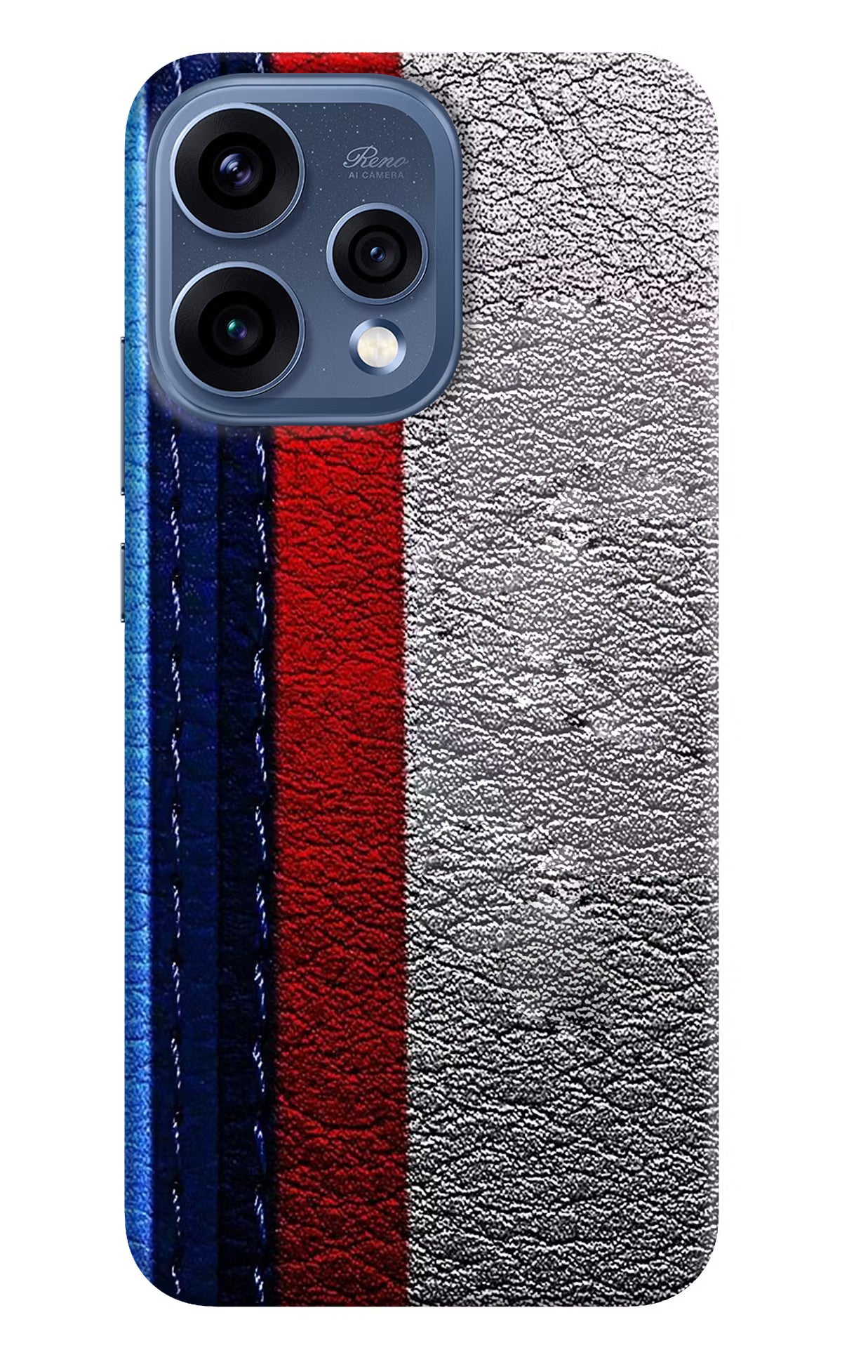 BMW Stripes Oppo Reno15 5G Back Cover - BMW Stripes Oppo Reno15 5G Hard Case Back Cover by Casekaro BMW Stripes Oppo Reno15 5G Hard Case Back Cover by Casekaro