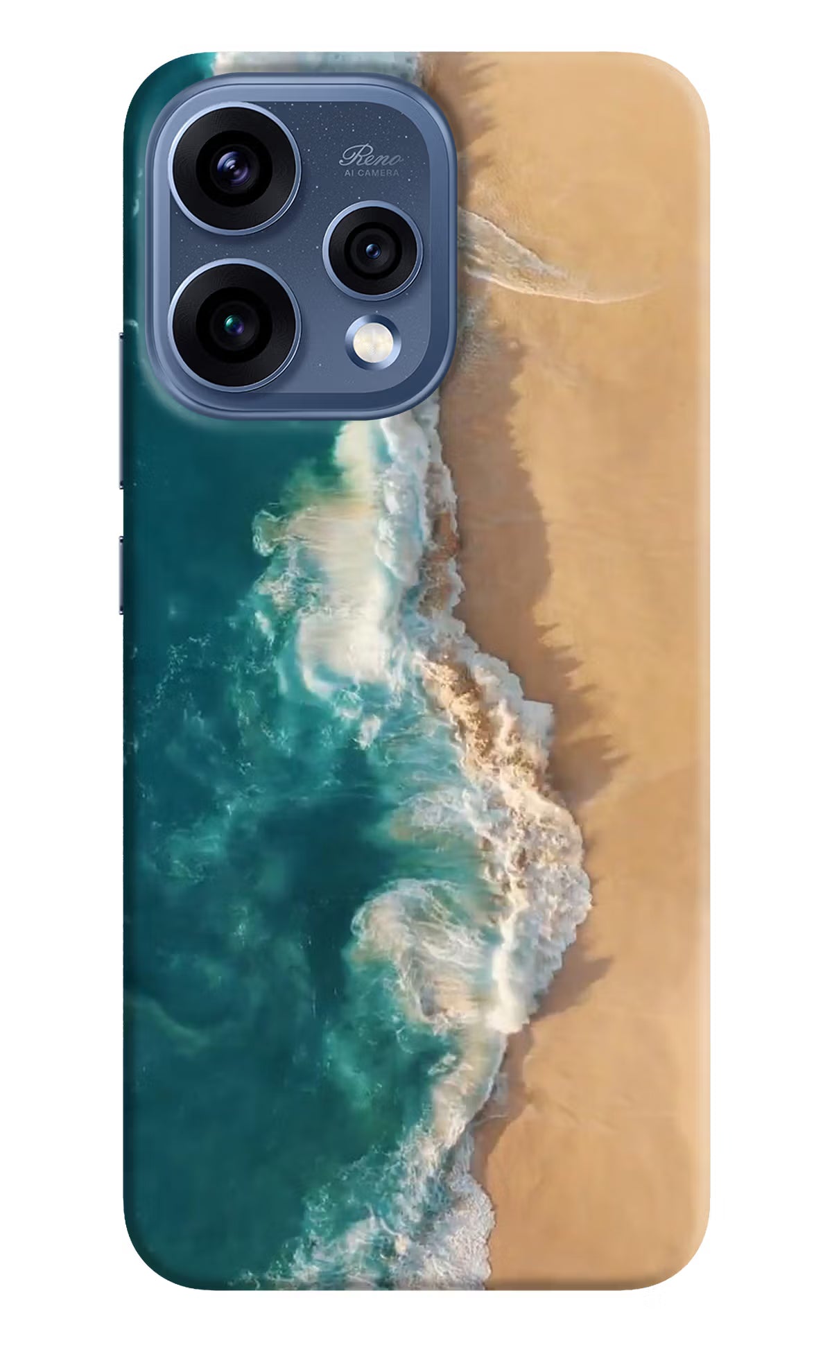 Ocean Beach Oppo Reno15 5G Back Cover - Ocean Beach Oppo Reno15 5G Hard Case Back Cover by Casekaro Ocean Beach Oppo Reno15 5G Hard Case Back Cover by Casekaro