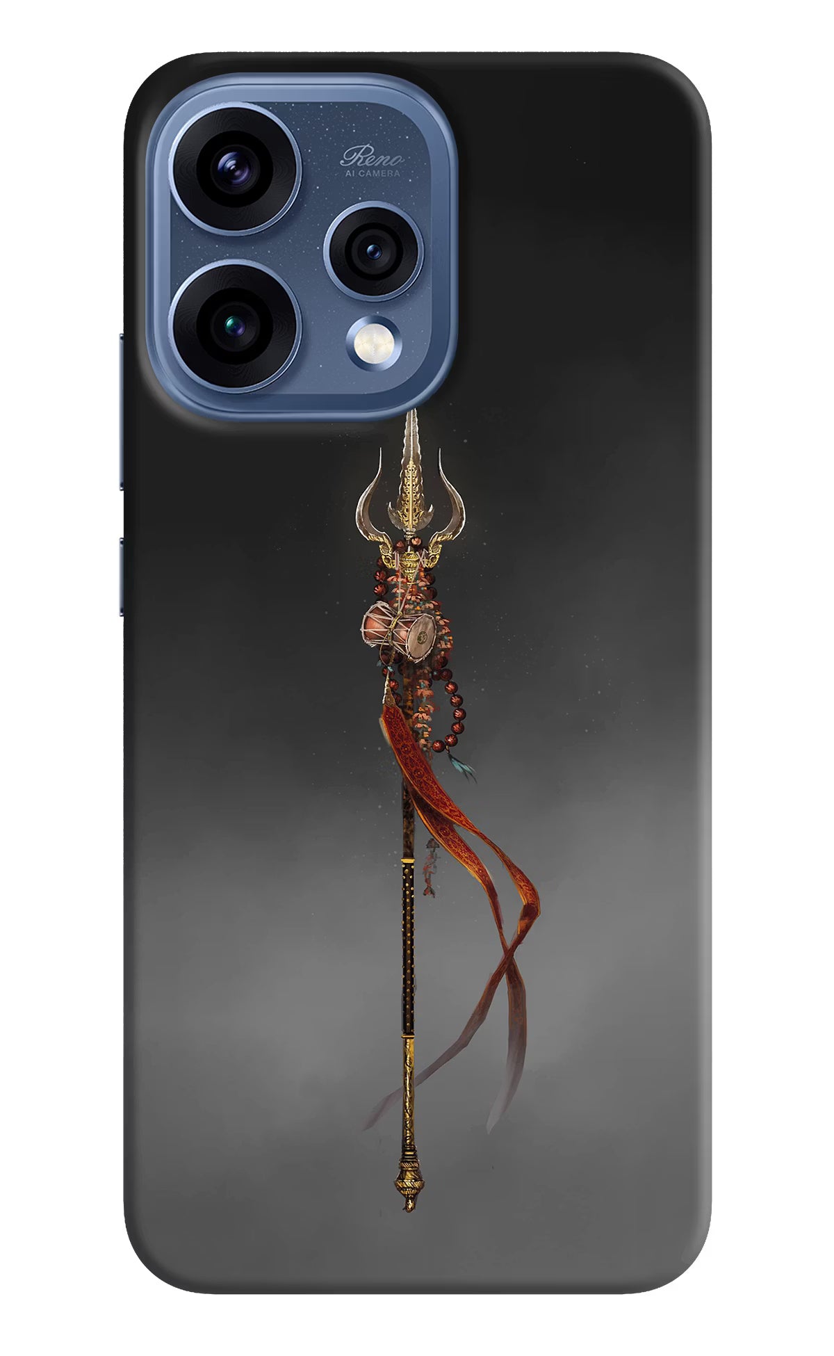 Shiv Trishul Oppo Reno15 5G Back Cover - Shiv Trishul Oppo Reno15 5G Hard Case Back Cover by Casekaro Shiv Trishul Oppo Reno15 5G Hard Case Back Cover by Casekaro