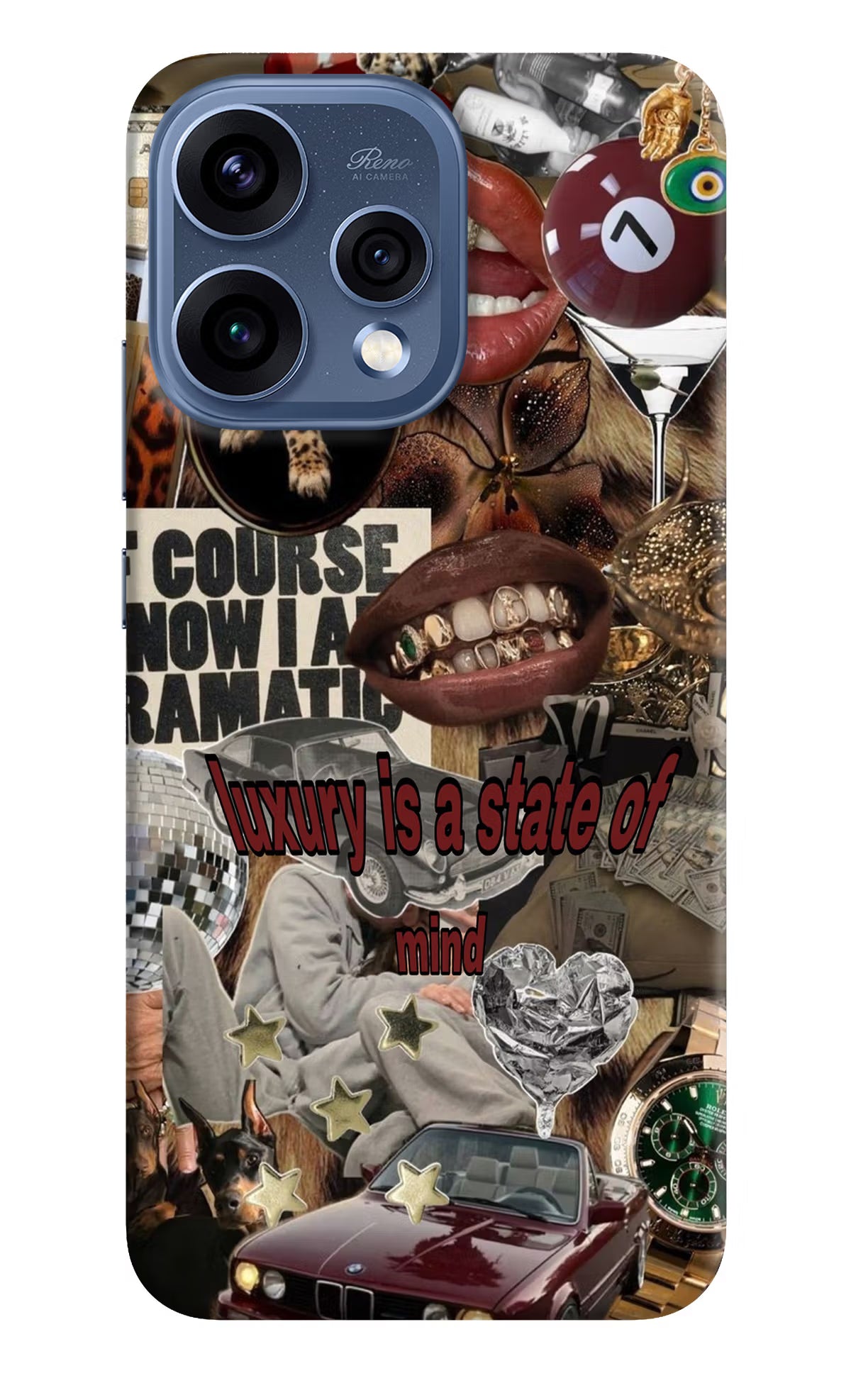 Luxury Oppo Reno15 5G Back Cover - Luxury Oppo Reno15 5G Hard Case Back Cover by Casekaro Luxury Oppo Reno15 5G Hard Case Back Cover by Casekaro