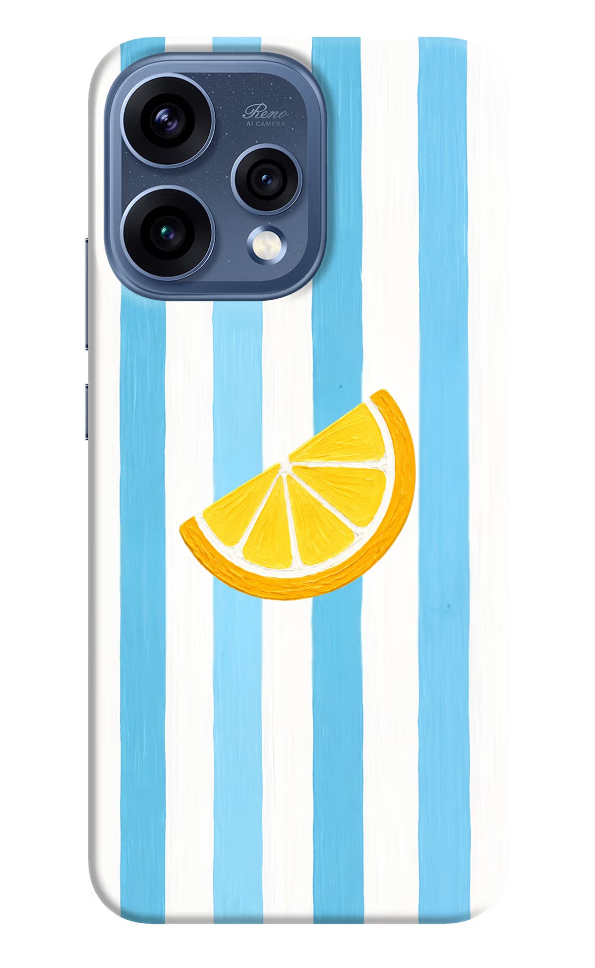 Summer Lemon Oppo Reno15 5G Back Cover - Summer Lemon Oppo Reno15 5G Hard Case Back Cover by Casekaro Summer Lemon Oppo Reno15 5G Hard Case Back Cover by Casekaro