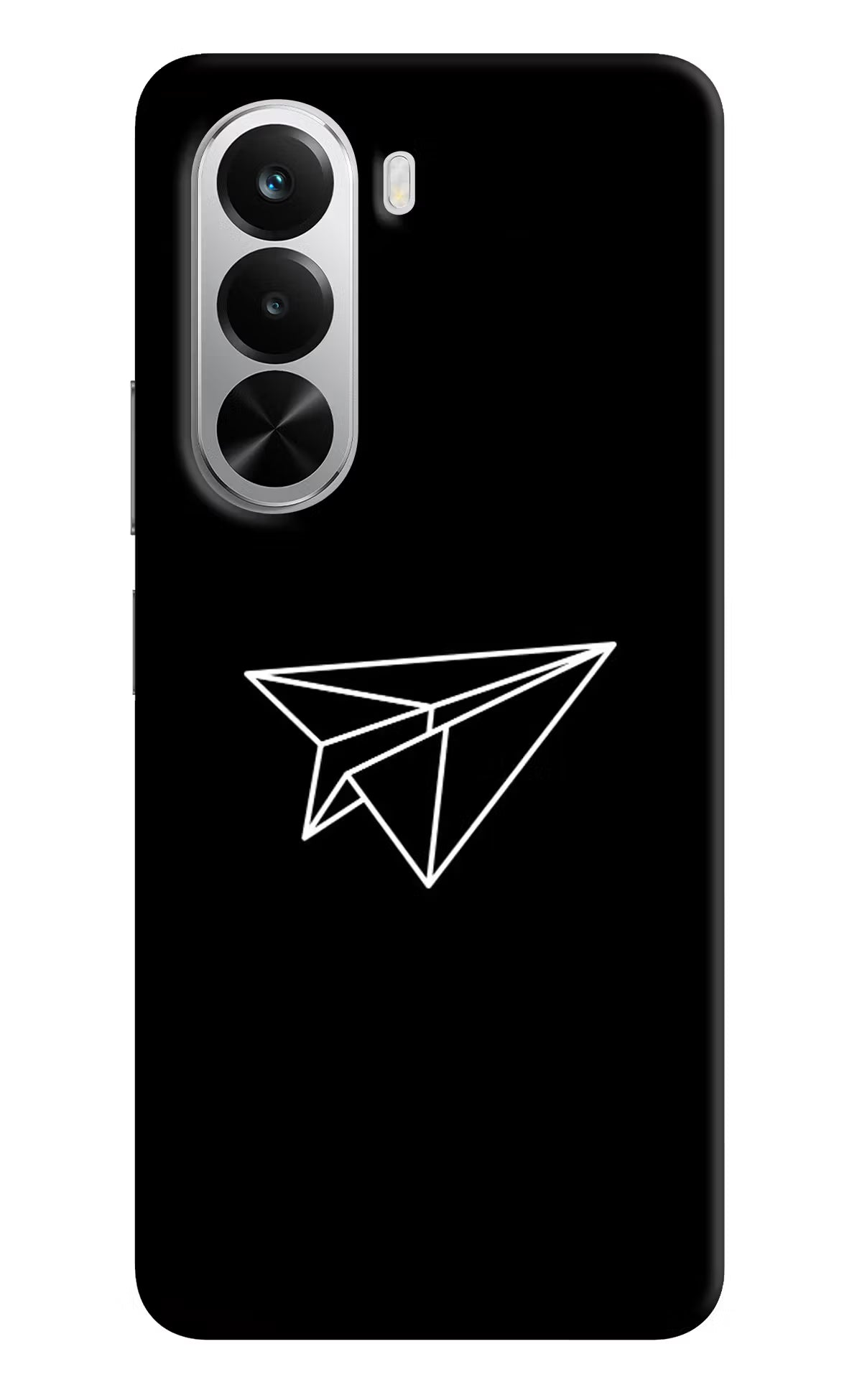 Paper Plane White Realme P4x 5G Back Cover - Paper Plane White Realme P4x 5G Hard Case Back Cover by Casekaro Paper Plane White Realme P4x 5G Hard Case Back Cover by Casekaro