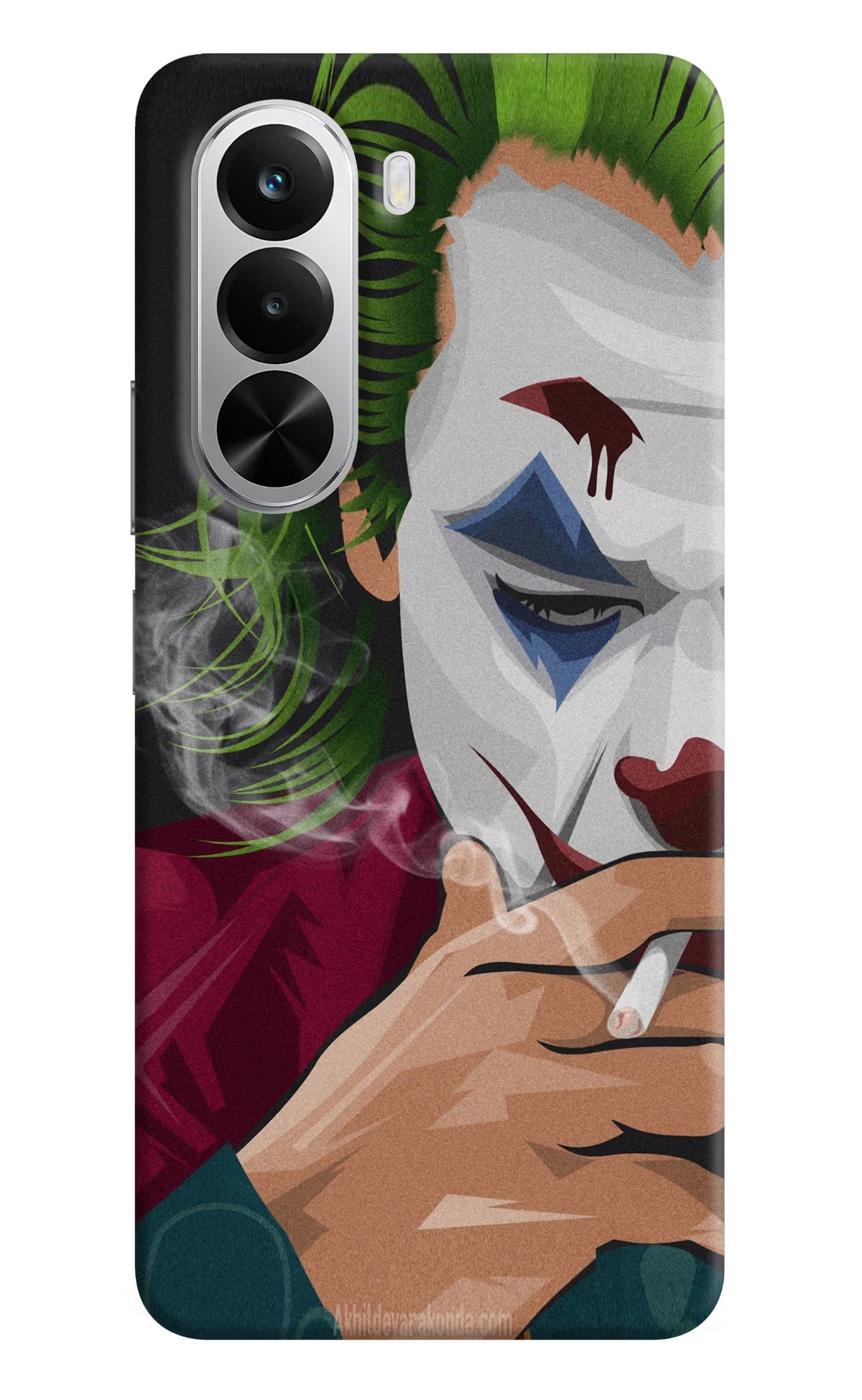 Joker Smoking Realme P4x 5G Back Cover - Joker Smoking Realme P4x 5G Hard Case Back Cover by Casekaro Joker Smoking Realme P4x 5G Hard Case Back Cover by Casekaro