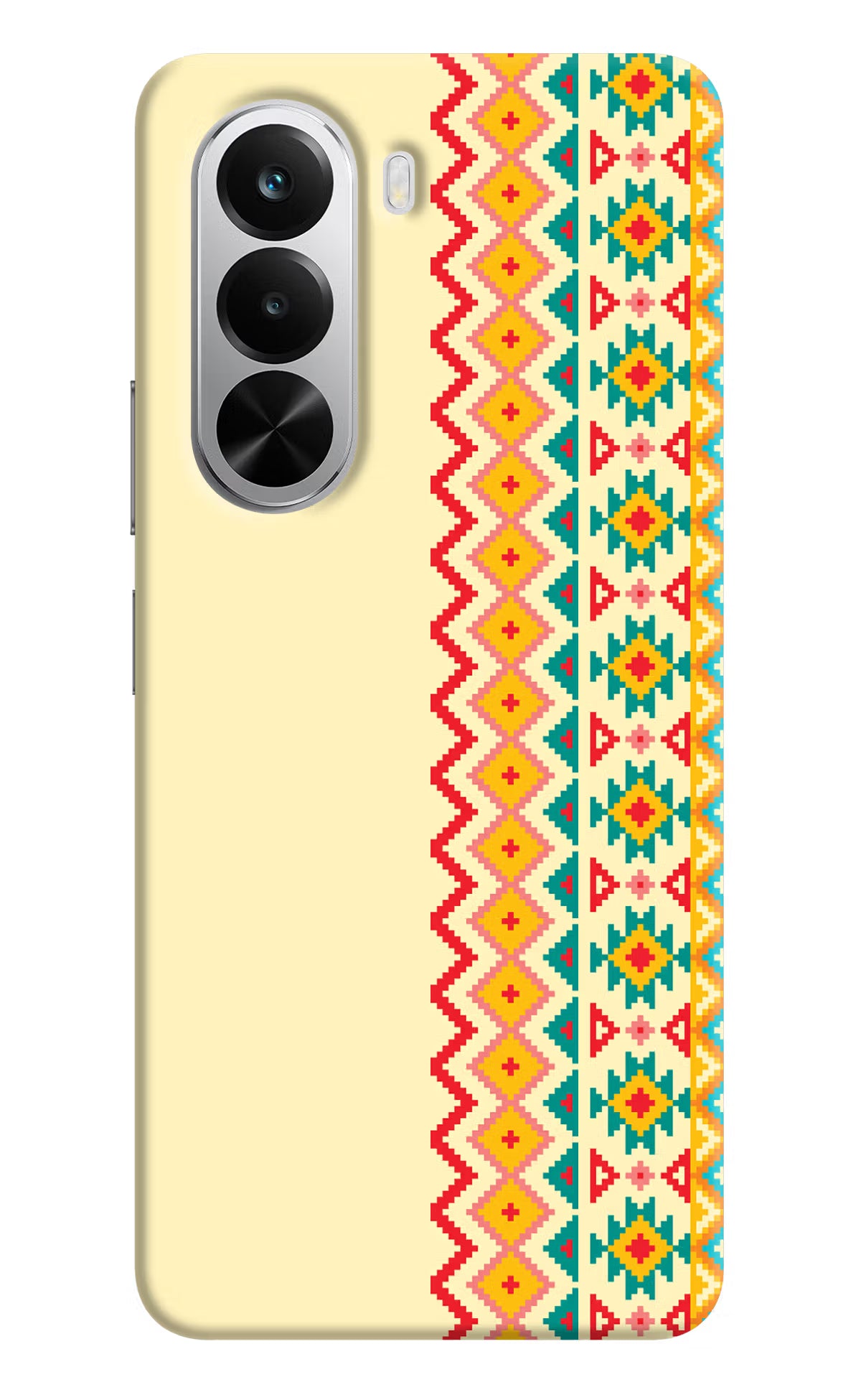 Ethnic Seamless Realme P4x 5G Back Cover - Ethnic Seamless Realme P4x 5G Hard Case Back Cover by Casekaro Ethnic Seamless Realme P4x 5G Hard Case Back Cover by Casekaro