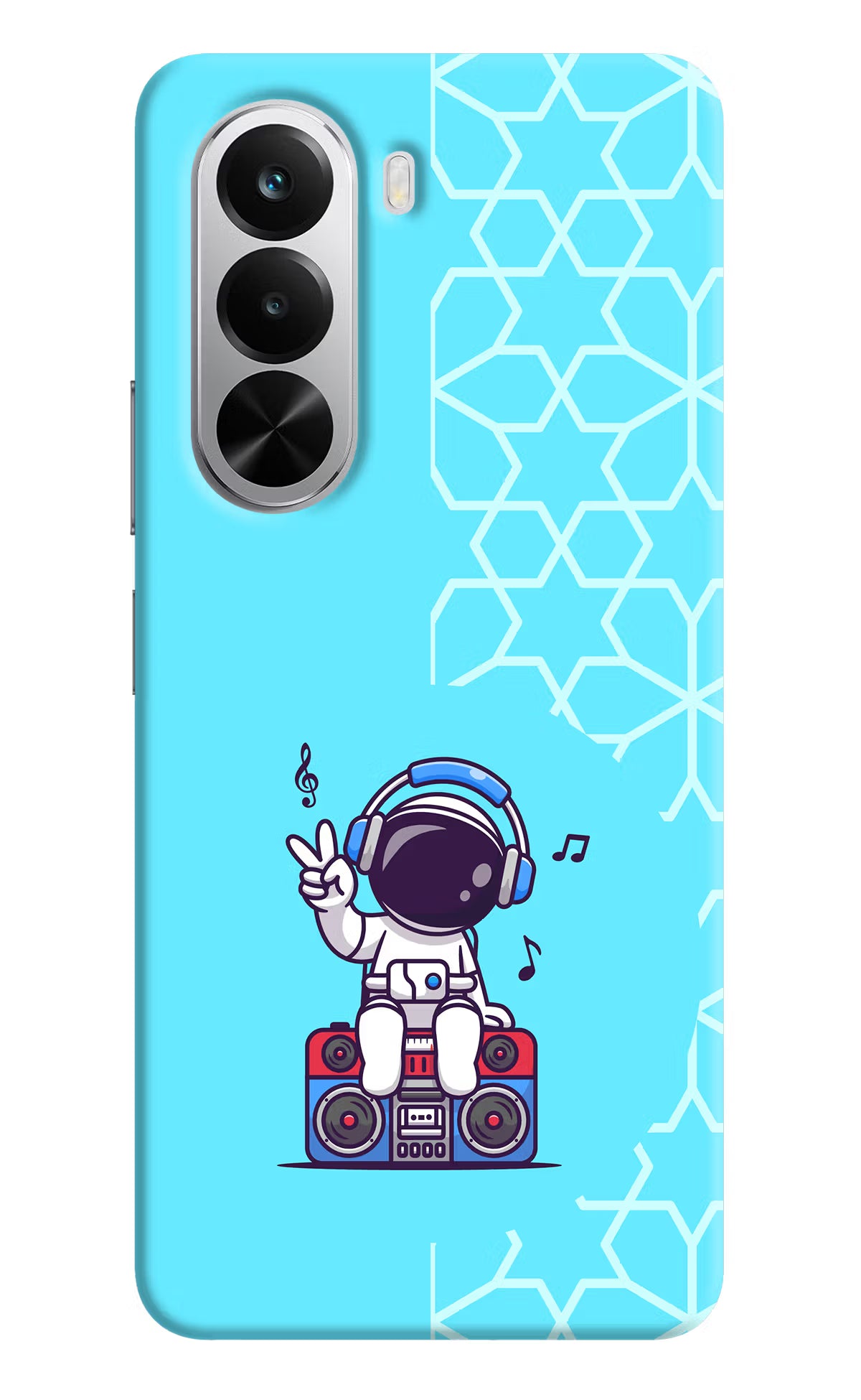 Cute Astronaut Chilling Realme P4x 5G Back Cover - Cute Astronaut Chilling Realme P4x 5G Hard Case Back Cover by Casekaro Cute Astronaut Chilling Realme P4x 5G Hard Case Back Cover by Casekaro