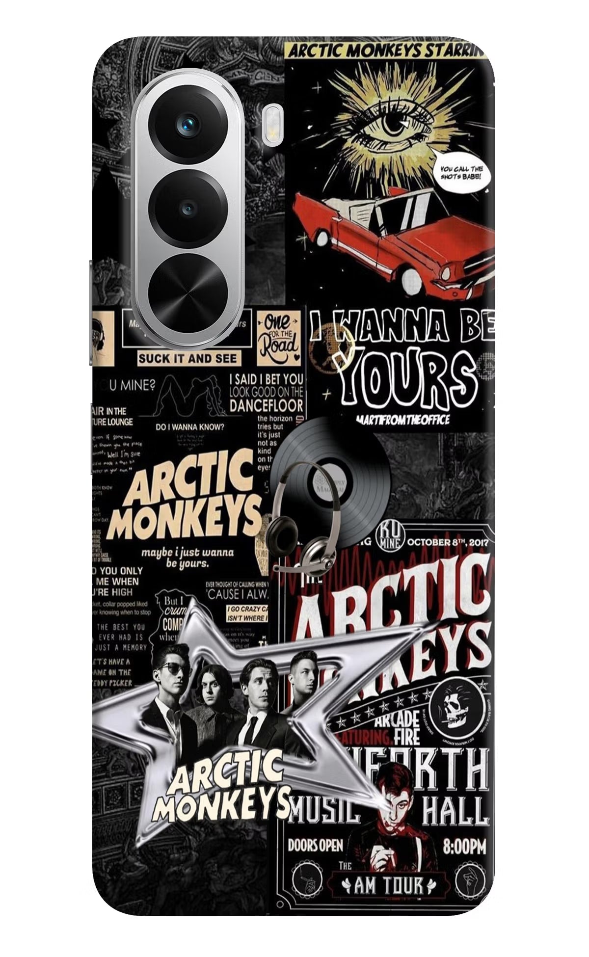 Arctic Monkeys Realme P4x 5G Back Cover - Arctic Monkeys Realme P4x 5G Hard Case Back Cover by Casekaro Arctic Monkeys Realme P4x 5G Hard Case Back Cover by Casekaro