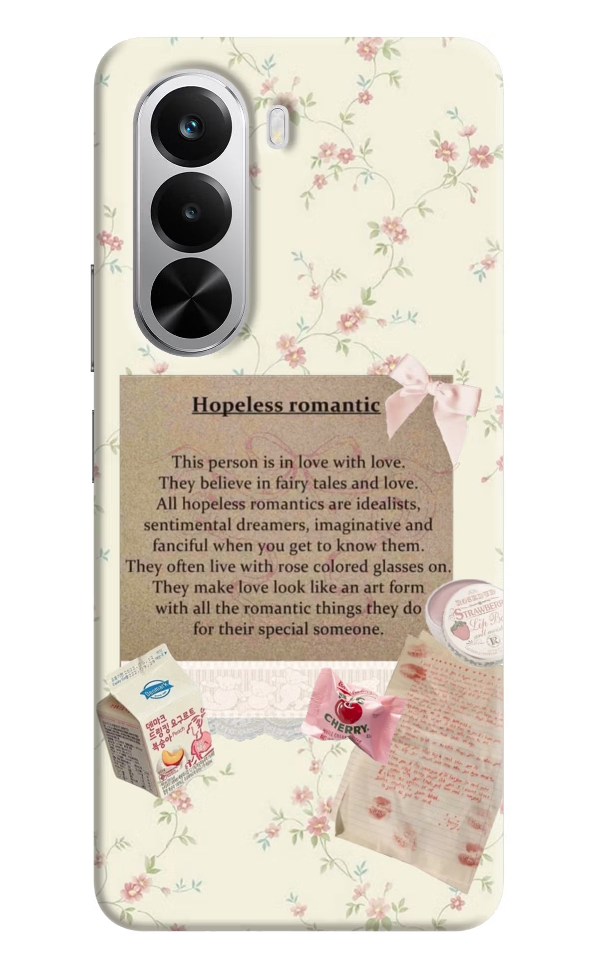 Hopeless Romantic Realme P4x 5G Back Cover - Hopeless Romantic Realme P4x 5G Hard Case Back Cover by Casekaro Hopeless Romantic Realme P4x 5G Hard Case Back Cover by Casekaro