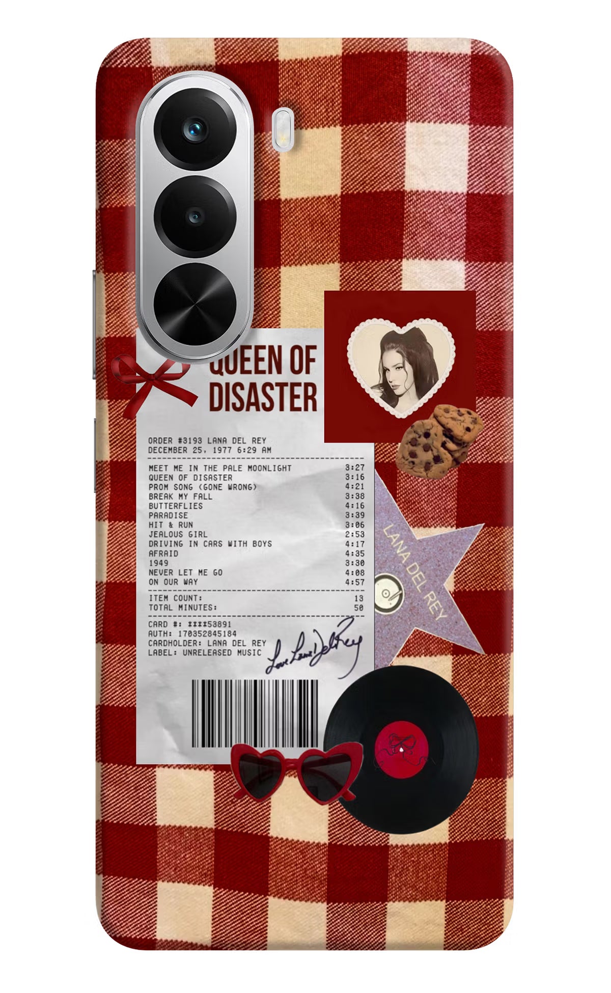 Queen of Disaster Realme P4x 5G Back Cover - Queen of Disaster Realme P4x 5G Hard Case Back Cover by Casekaro Queen of Disaster Realme P4x 5G Hard Case Back Cover by Casekaro