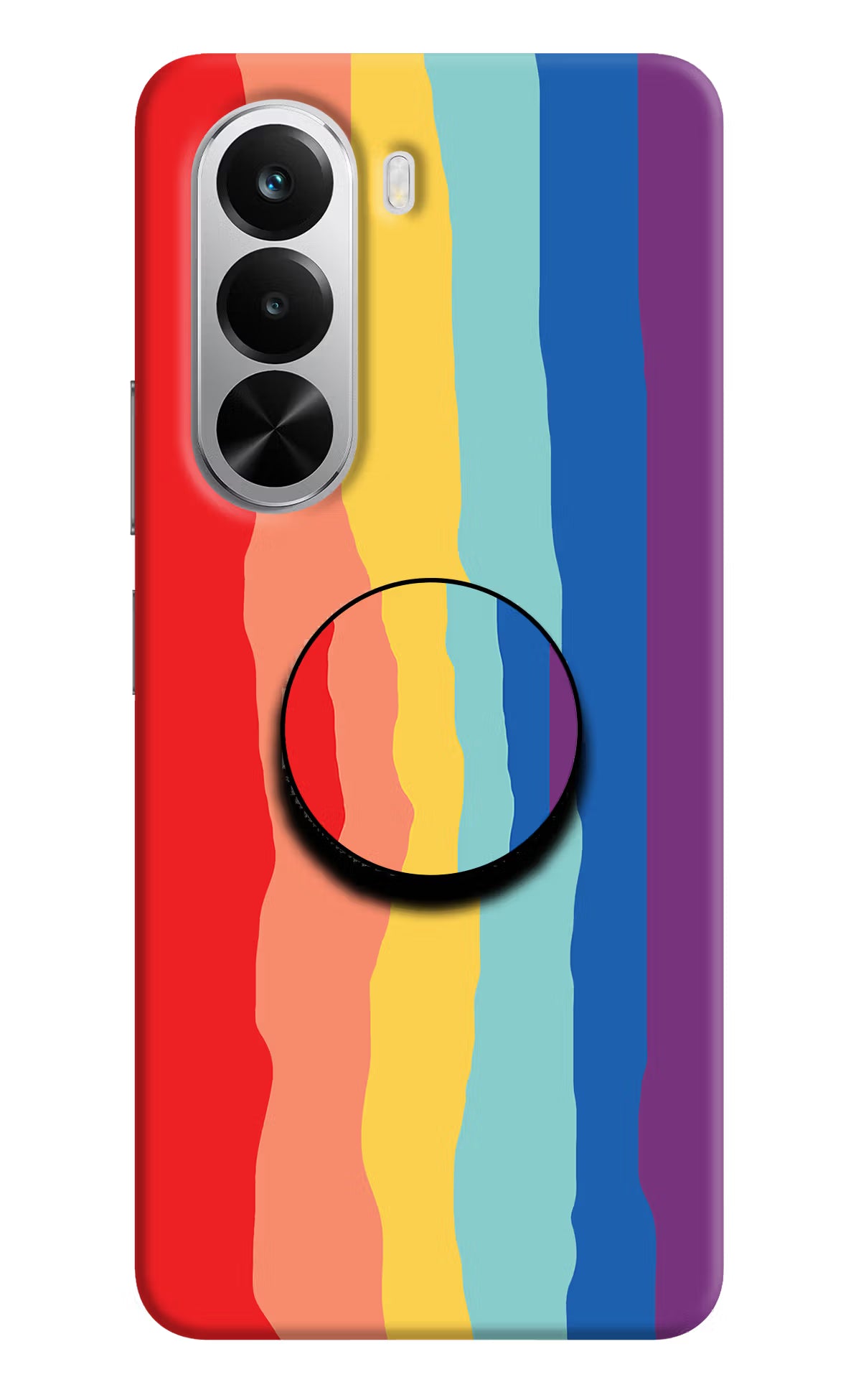 Rainbow Realme P4x 5G Pop Case - Rainbow Realme P4x 5G Pop Case by Casekaro Rainbow Realme P4x 5G Pop Case by Casekaro