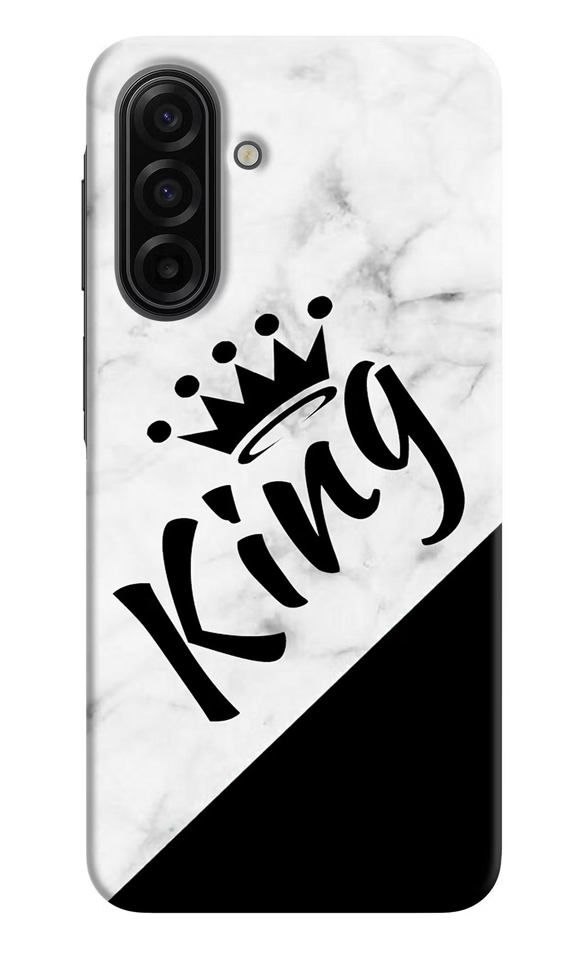 King Samsung F17 5G Back Cover - King Samsung F17 5G Hard Case Back Cover by Casekaro King Samsung F17 5G Hard Case Back Cover by Casekaro