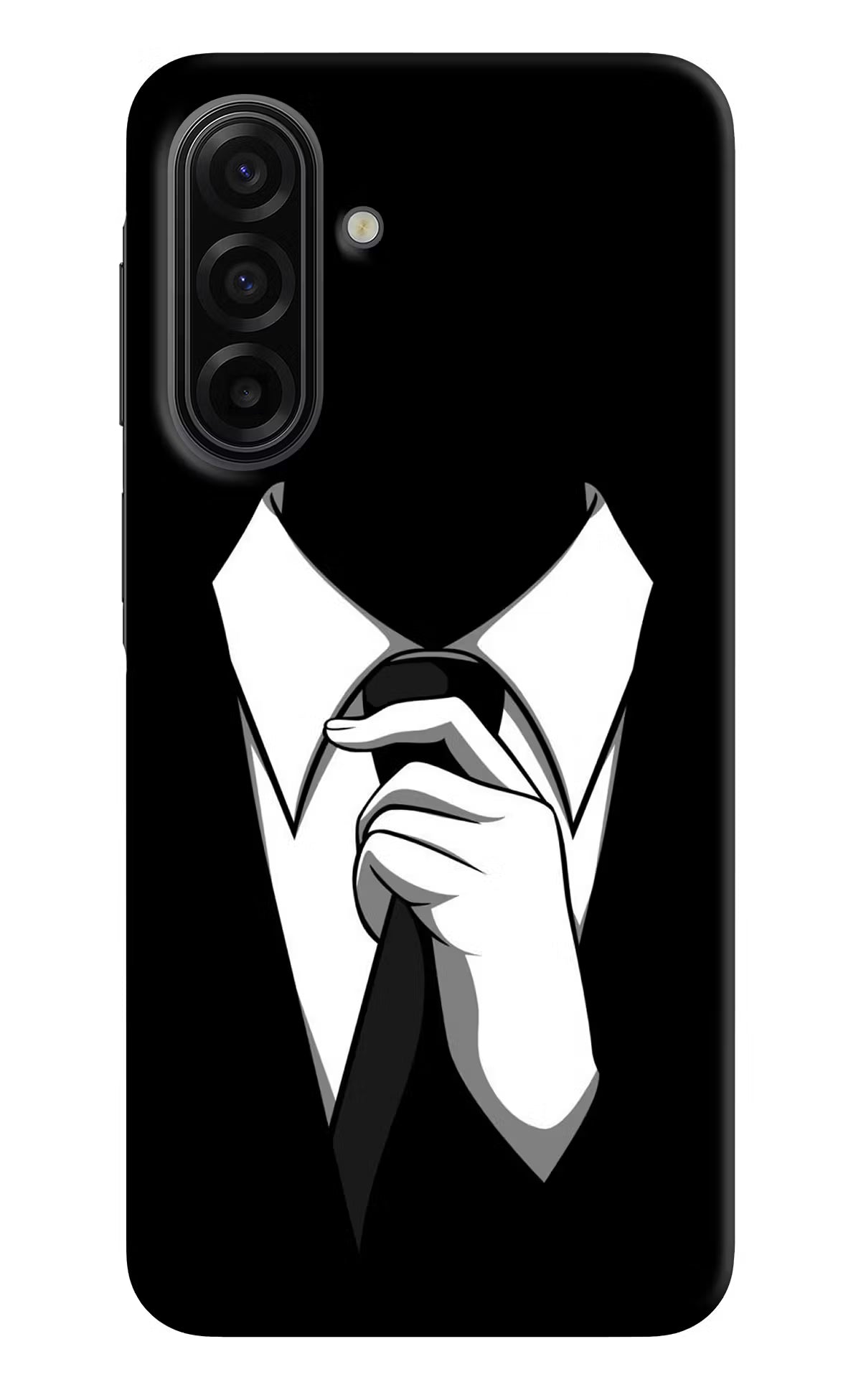 Black Tie Samsung F17 5G Back Cover - Black Tie Samsung F17 5G Hard Case Back Cover by Casekaro Black Tie Samsung F17 5G Hard Case Back Cover by Casekaro