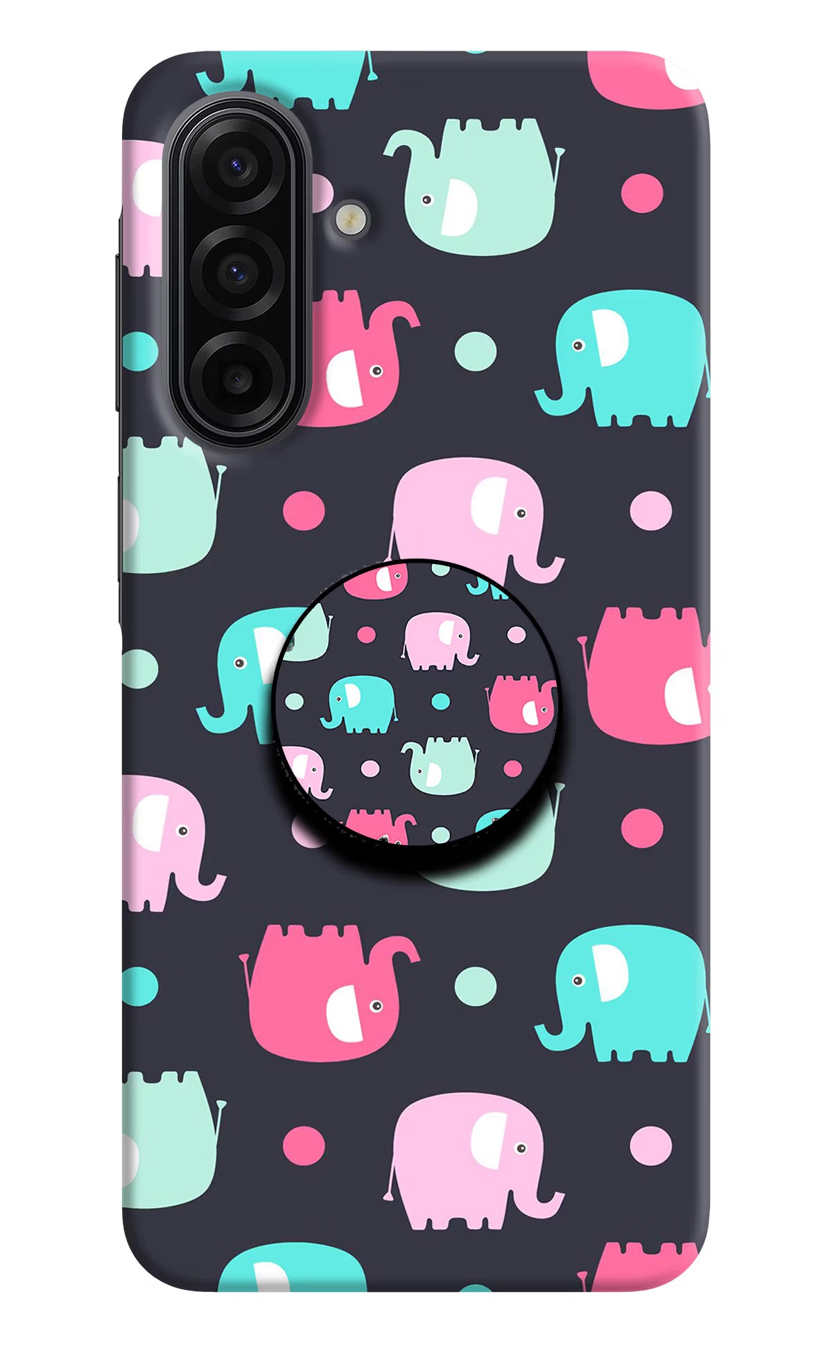 Baby Elephants Samsung F17 5G Pop Case - Baby Elephants Samsung F17 5G Pop Case by Casekaro Baby Elephants Samsung F17 5G Pop Case by Casekaro