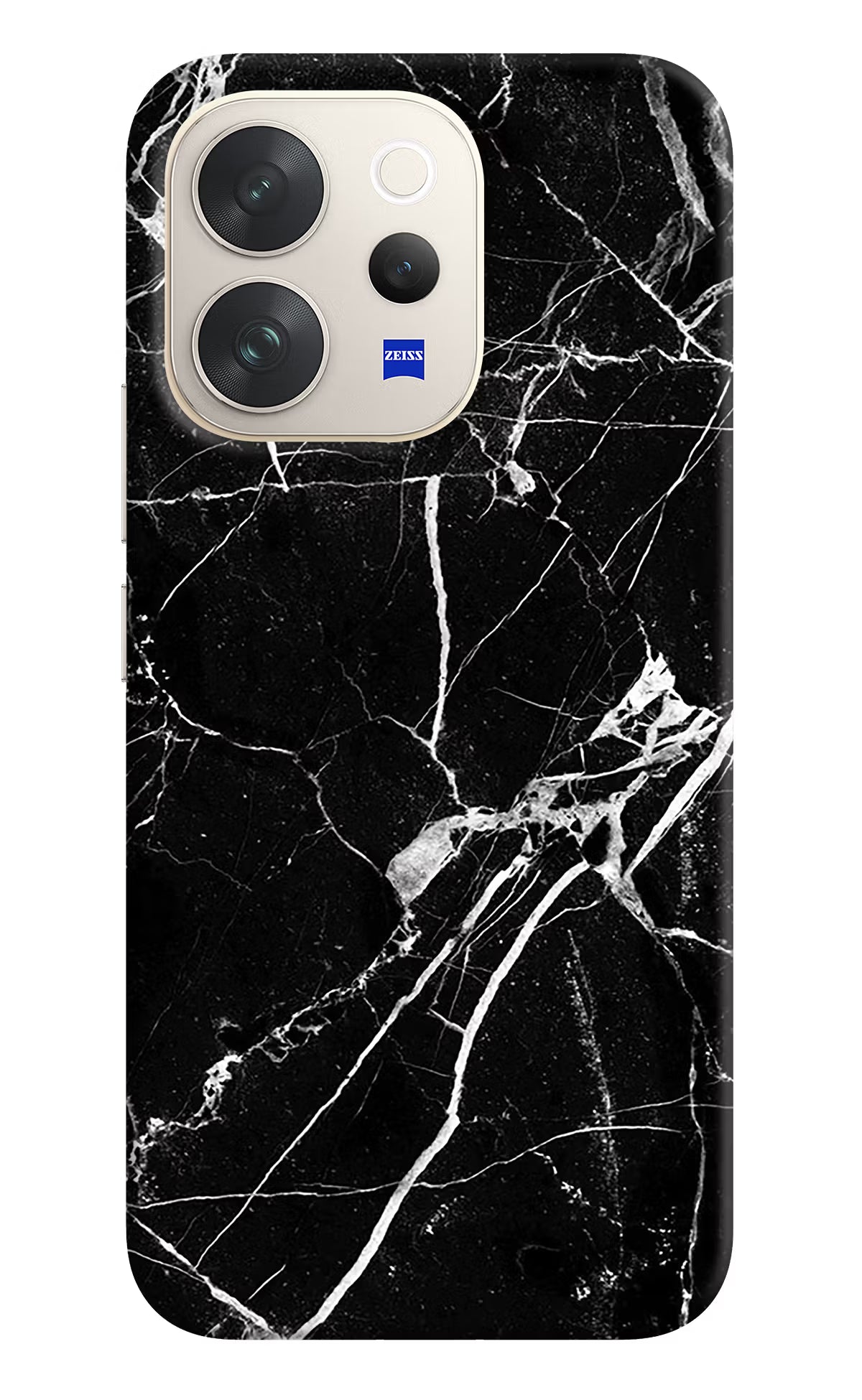 Black Marble Pattern Vivo V70 5G Back Cover - Black Marble Pattern Vivo V70 5G Hard Case Back Cover by Casekaro Black Marble Pattern Vivo V70 5G Hard Case Back Cover by Casekaro