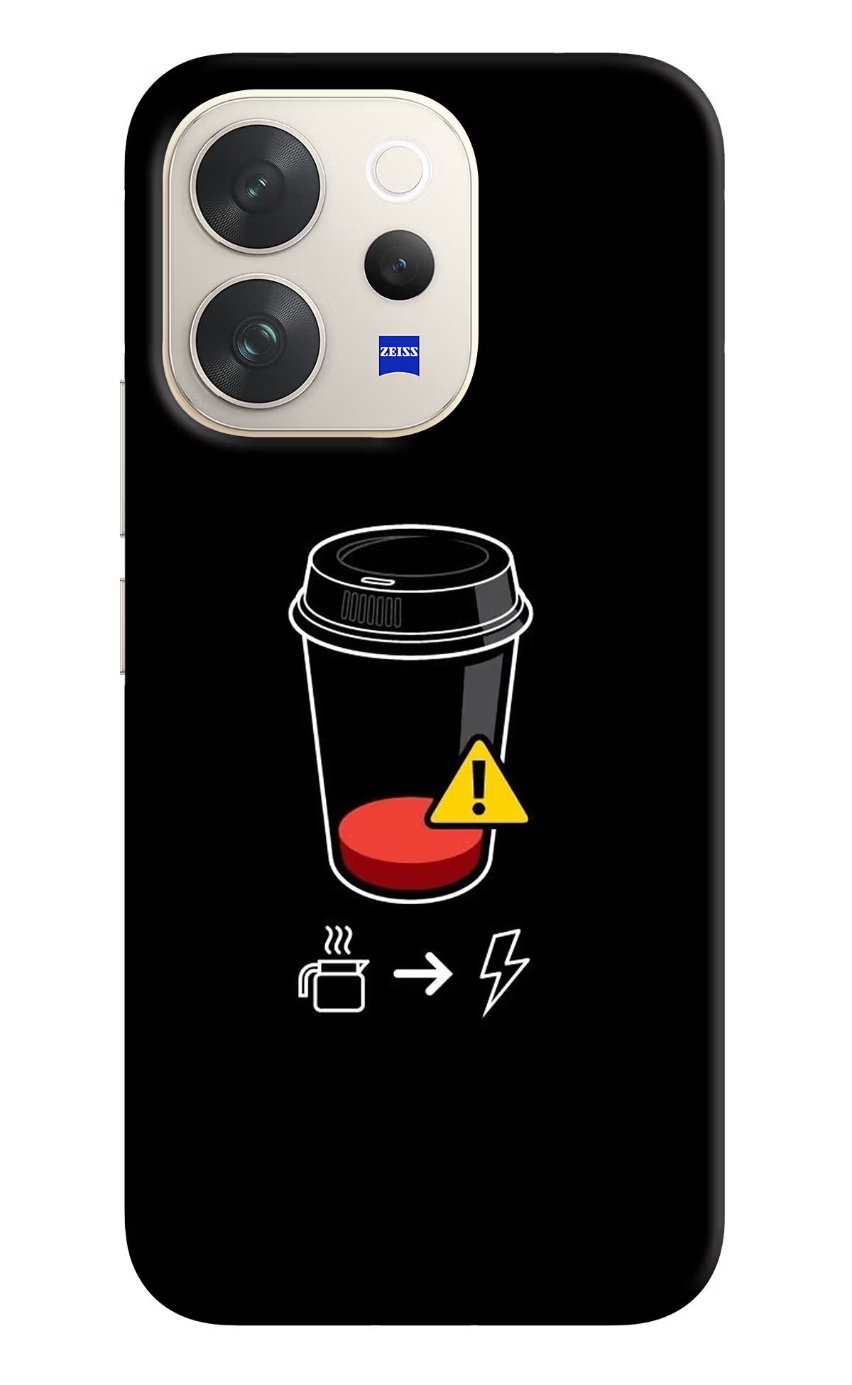 Coffee Vivo V70 5G Back Cover - Coffee Vivo V70 5G Hard Case Back Cover by Casekaro Coffee Vivo V70 5G Hard Case Back Cover by Casekaro