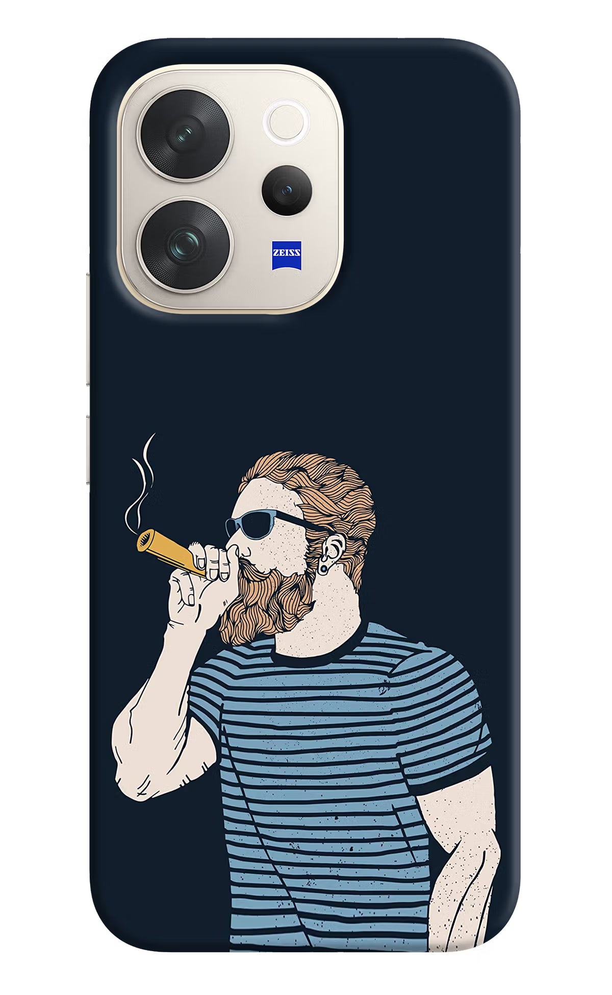 Smoking Vivo V70 5G Back Cover - Smoking Vivo V70 5G Hard Case Back Cover by Casekaro Smoking Vivo V70 5G Hard Case Back Cover by Casekaro