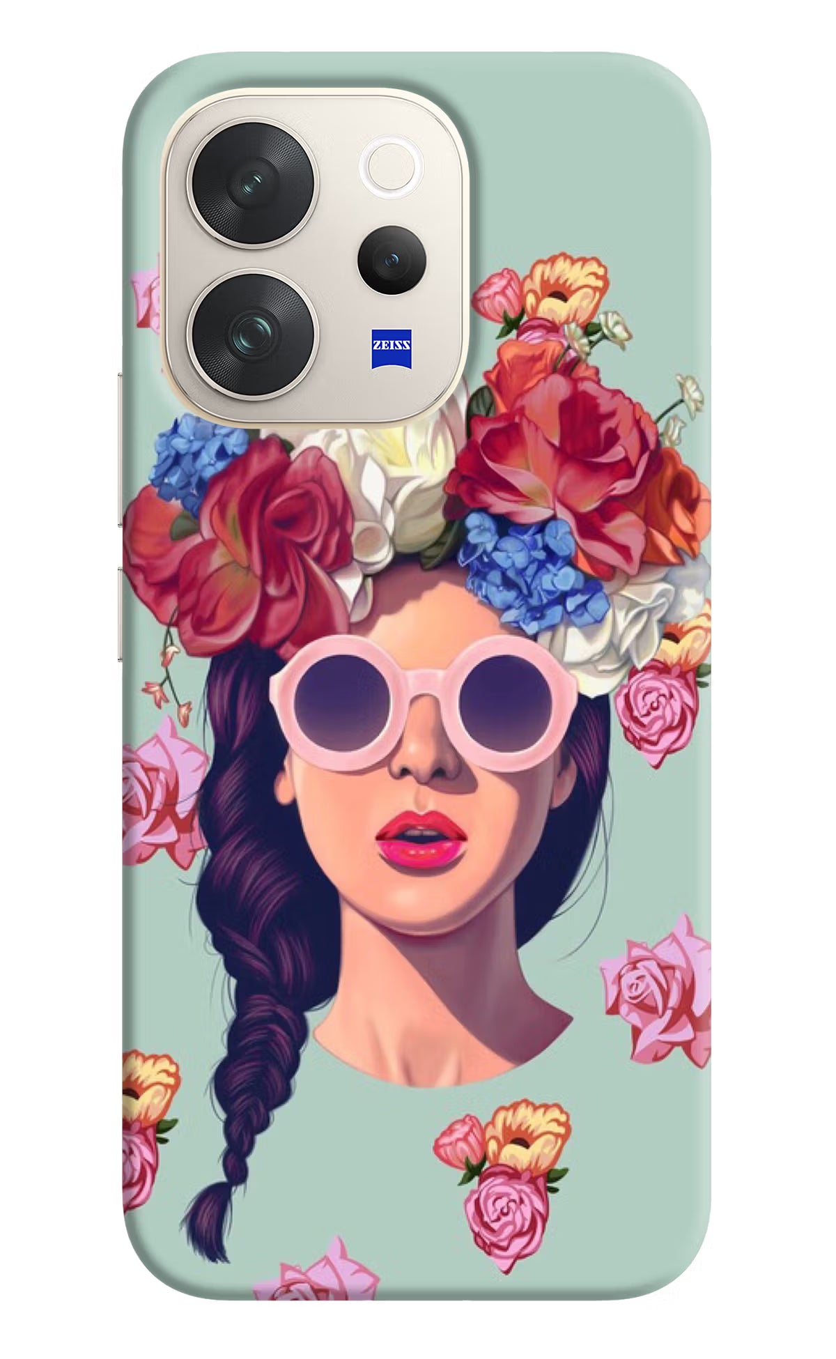 Pretty Girl Vivo V70 5G Back Cover - Pretty Girl Vivo V70 5G Hard Case Back Cover by Casekaro Pretty Girl Vivo V70 5G Hard Case Back Cover by Casekaro