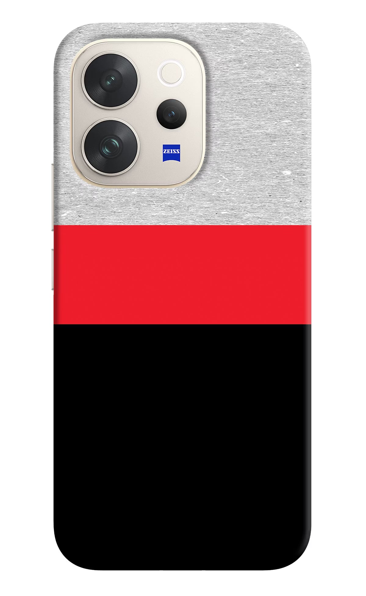 Tri Color Pattern Vivo V70 5G Back Cover - Tri Color Pattern Vivo V70 5G Hard Case Back Cover by Casekaro Tri Color Pattern Vivo V70 5G Hard Case Back Cover by Casekaro