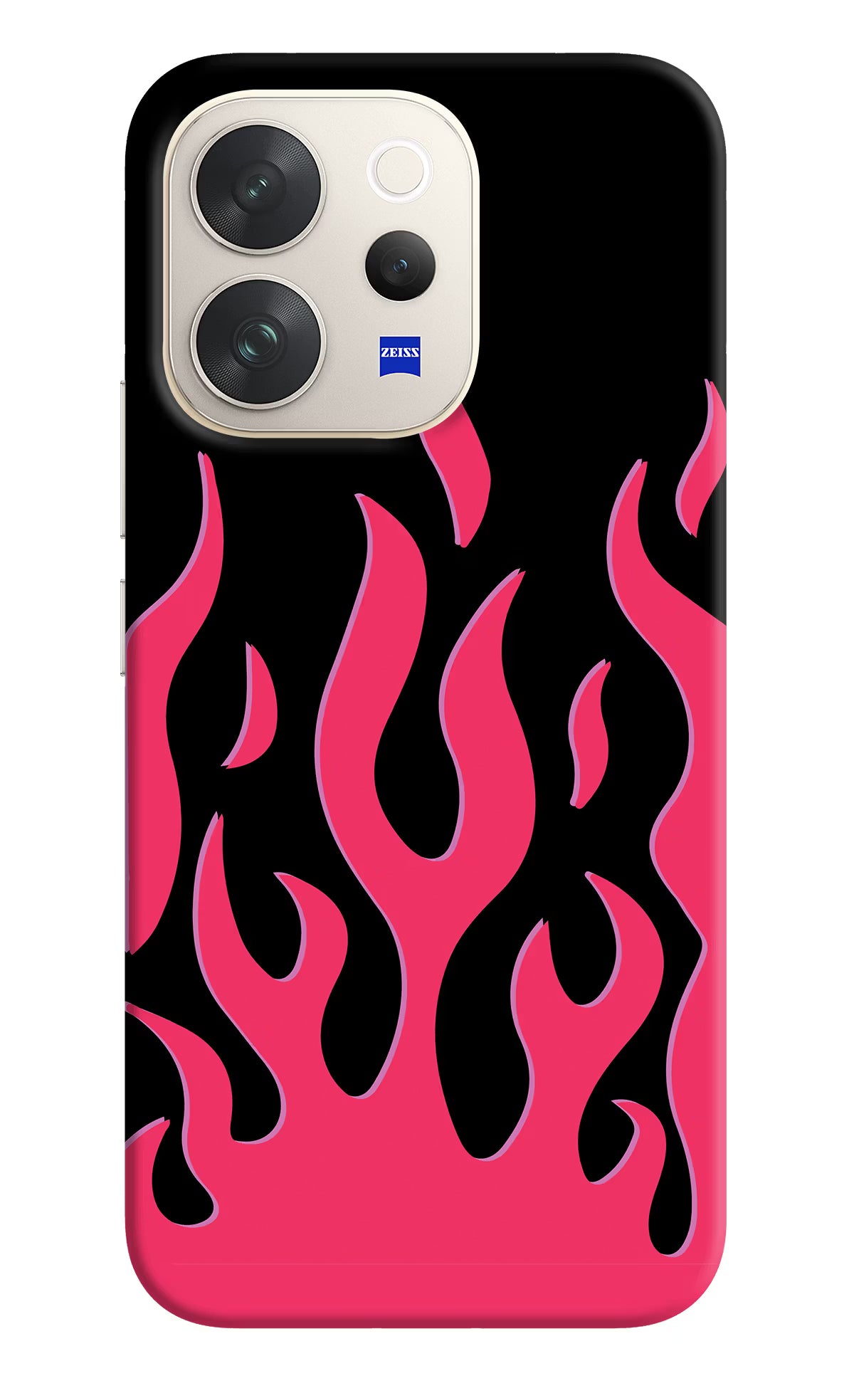 Fire Flames Vivo V70 5G Back Cover - Fire Flames Vivo V70 5G Hard Case Back Cover by Casekaro Fire Flames Vivo V70 5G Hard Case Back Cover by Casekaro