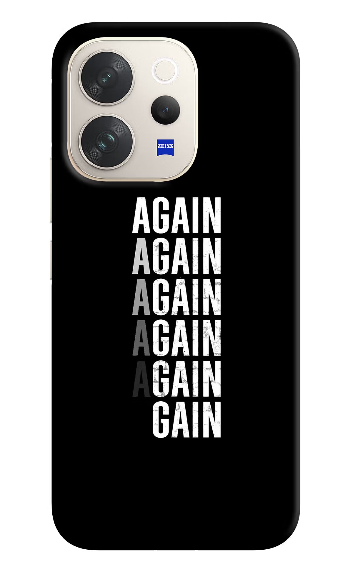 Again Again Gain Vivo V70 5G Back Cover - Again Again Gain Vivo V70 5G Hard Case Back Cover by Casekaro Again Again Gain Vivo V70 5G Hard Case Back Cover by Casekaro
