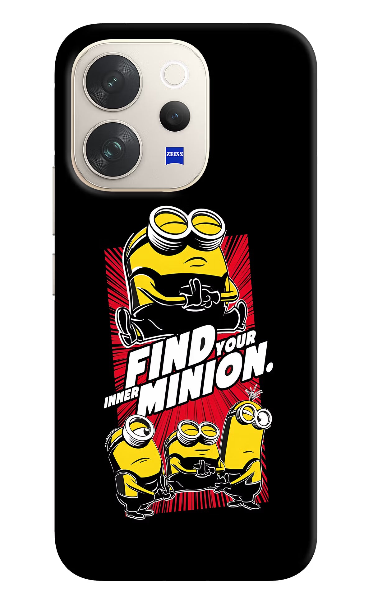 Find your inner Minion Vivo V70 5G Back Cover - Find your inner Minion Vivo V70 5G Hard Case Back Cover by Casekaro Find your inner Minion Vivo V70 5G Hard Case Back Cover by Casekaro