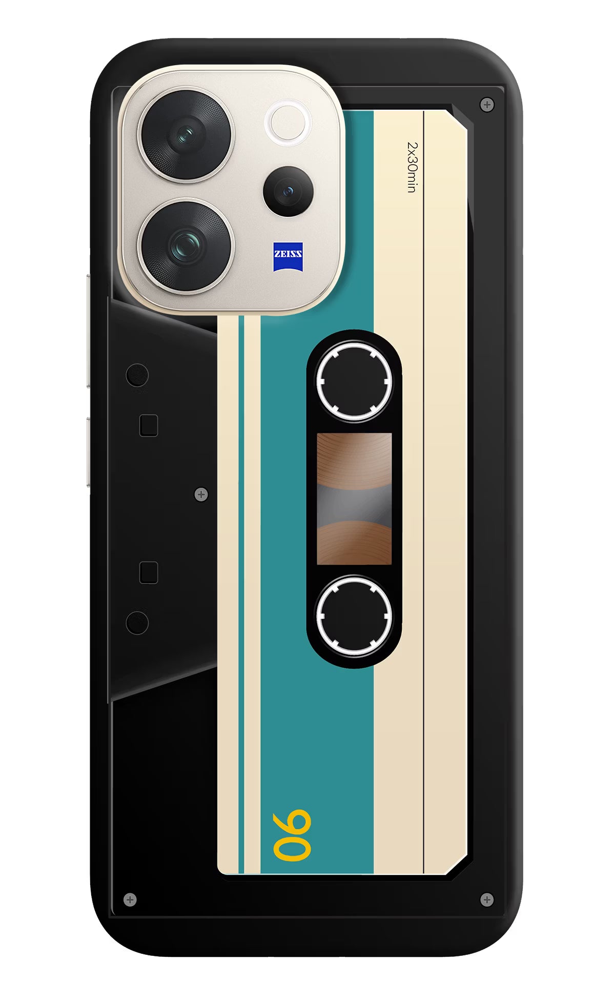 Cassette Vivo V70 5G Back Cover - Cassette Vivo V70 5G Hard Case Back Cover by Casekaro Cassette Vivo V70 5G Hard Case Back Cover by Casekaro
