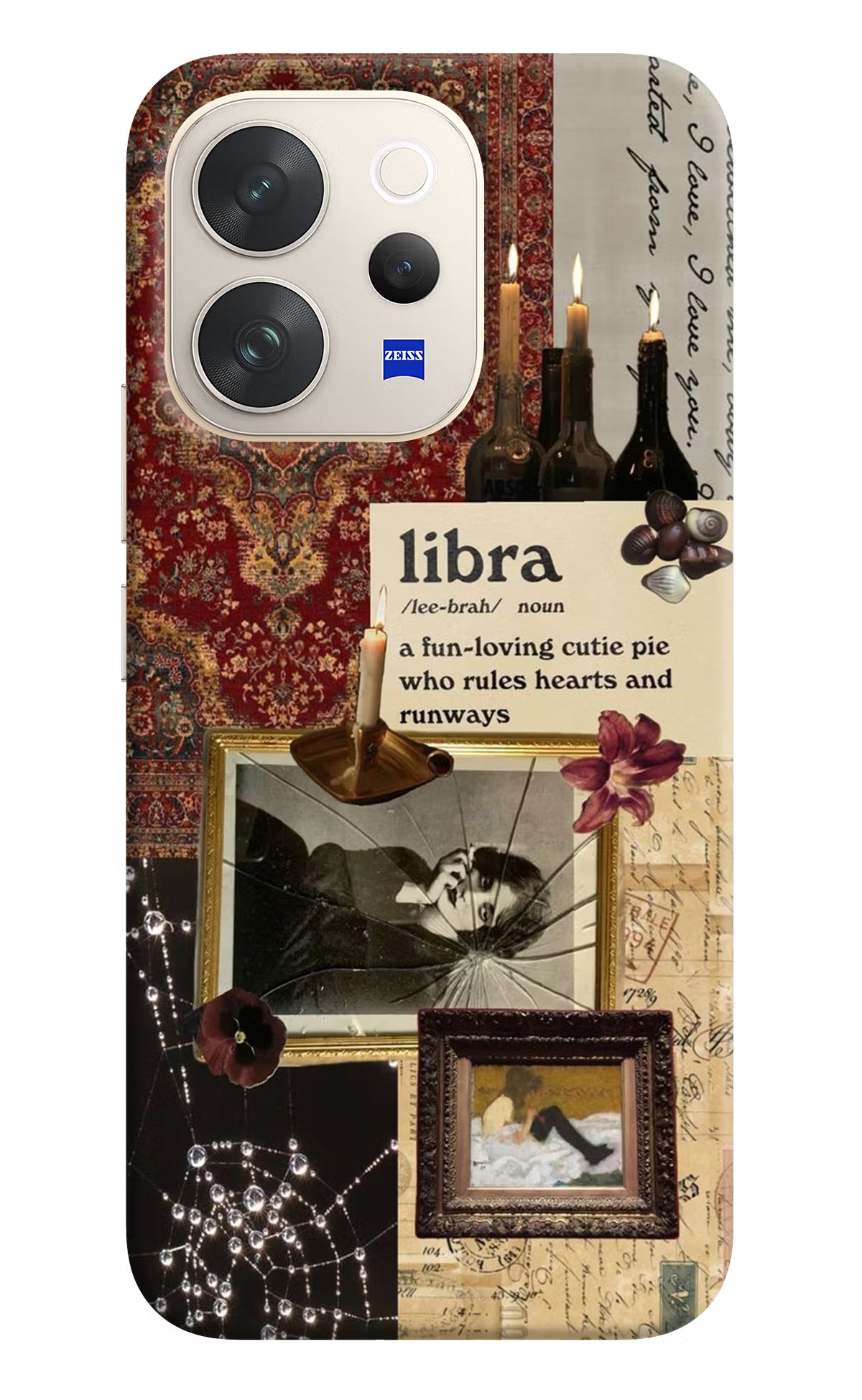 Libra Zodiac Vivo V70 5G Back Cover - Libra Zodiac Vivo V70 5G Hard Case Back Cover by Casekaro Libra Zodiac Vivo V70 5G Hard Case Back Cover by Casekaro