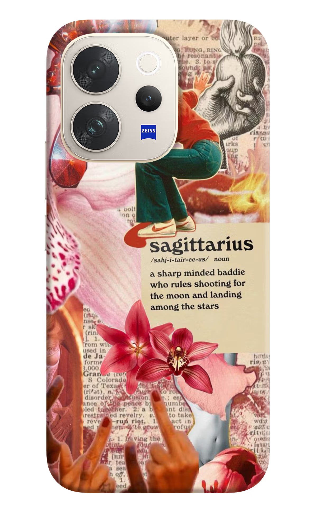 Sagittarius Zodiac Vivo V70 5G Back Cover - Sagittarius Zodiac Vivo V70 5G Hard Case Back Cover by Casekaro Sagittarius Zodiac Vivo V70 5G Hard Case Back Cover by Casekaro