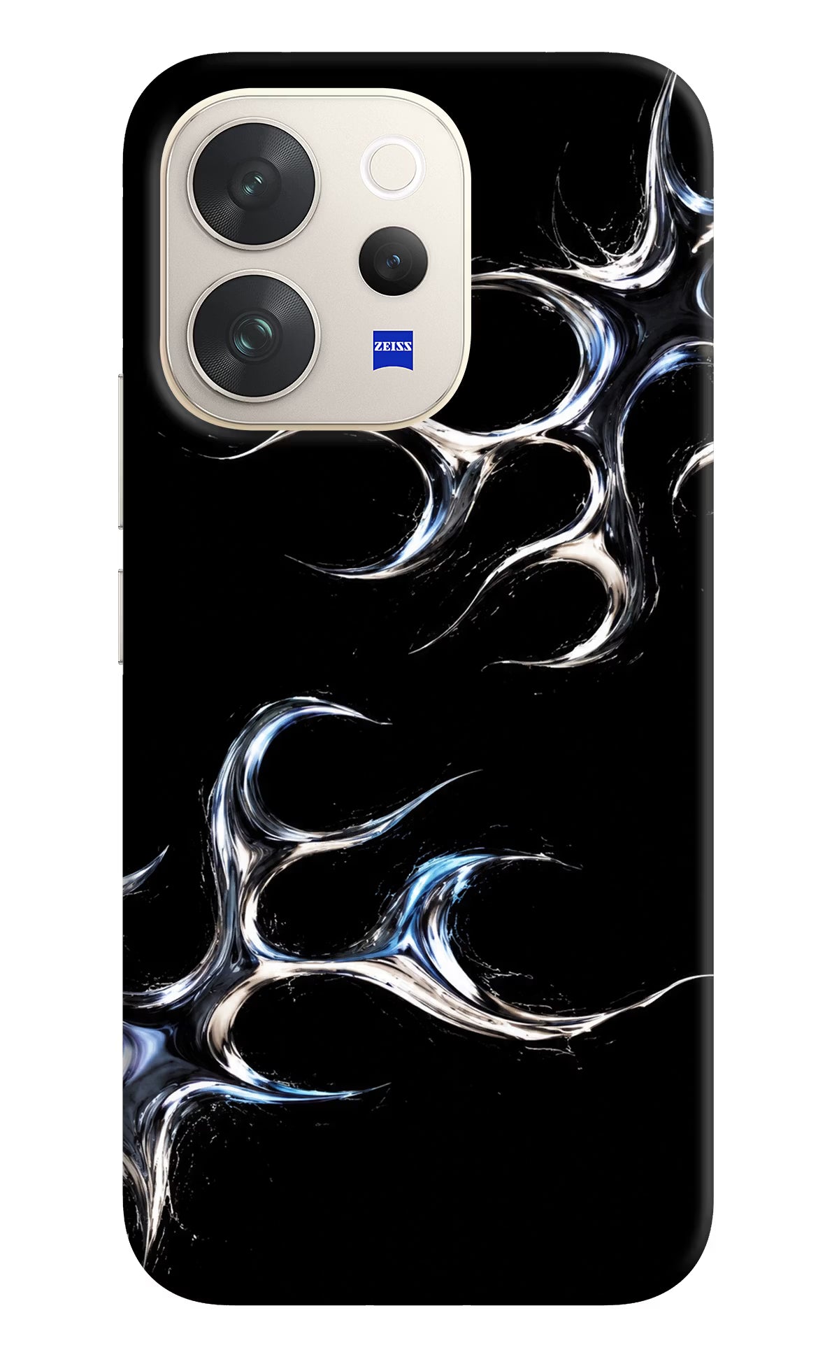 Chrome Tribal Vivo V70 5G Back Cover - Chrome Tribal Vivo V70 5G Hard Case Back Cover by Casekaro Chrome Tribal Vivo V70 5G Hard Case Back Cover by Casekaro