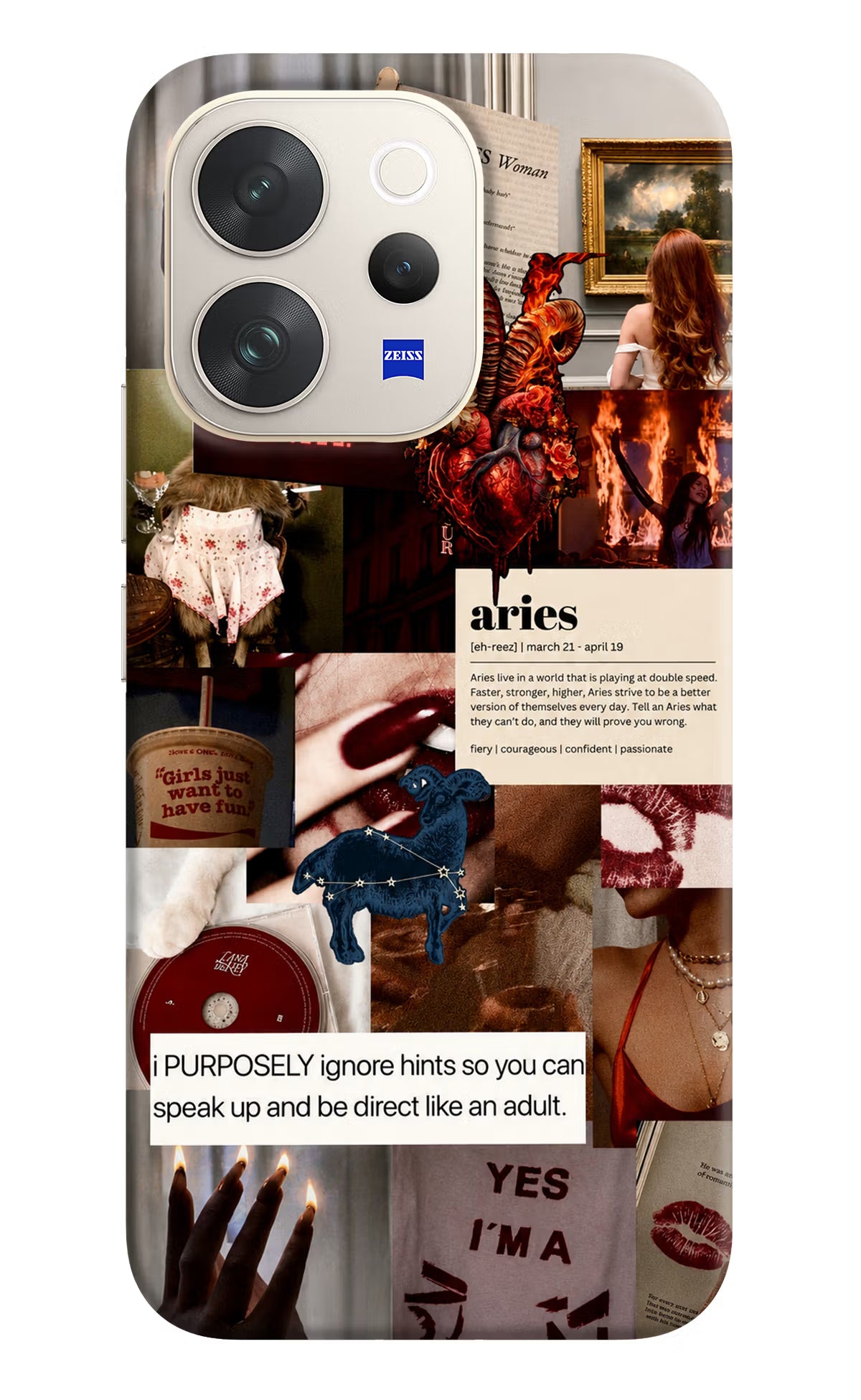 Zodiac Aries Vivo V70 5G Back Cover - Zodiac Aries Vivo V70 5G Back Cover Zodiac Aries Vivo V70 5G Back Cover