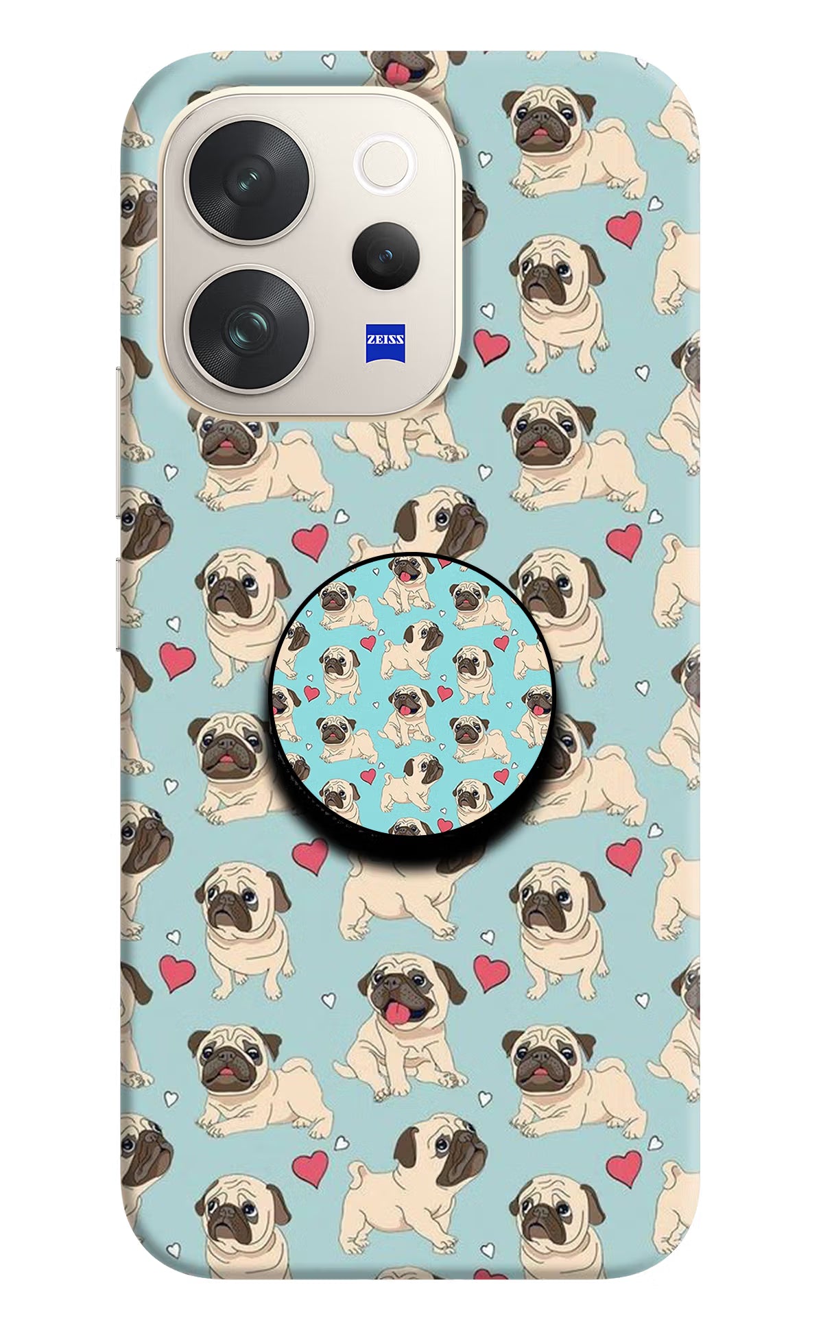 Pug Dog Vivo V70 5G Pop Case - Pug Dog Vivo V70 5G Pop Case by Casekaro Pug Dog Vivo V70 5G Pop Case by Casekaro