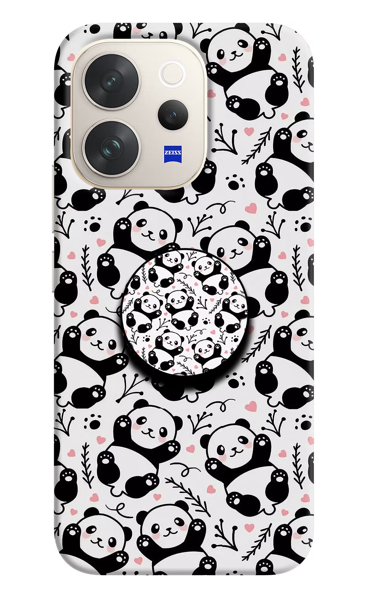 Cute Panda Vivo V70 5G Pop Case - Cute Panda Vivo V70 5G Pop Case by Casekaro Cute Panda Vivo V70 5G Pop Case by Casekaro