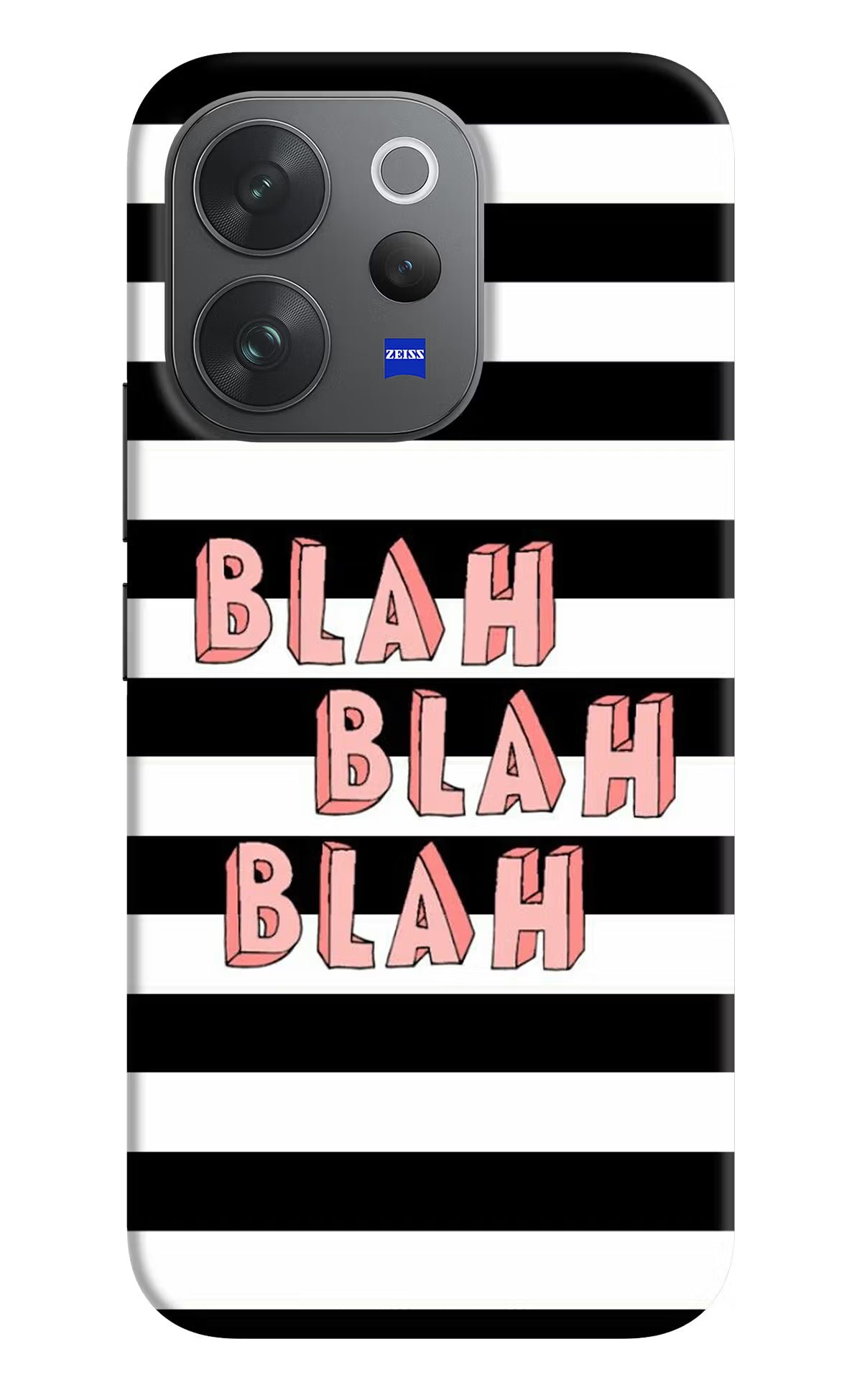 Blah Blah Blah Vivo V70 Elite 5G Back Cover - Blah Blah Blah Vivo V70 Elite 5G Hard Case Back Cover by Casekaro Blah Blah Blah Vivo V70 Elite 5G Hard Case Back Cover by Casekaro