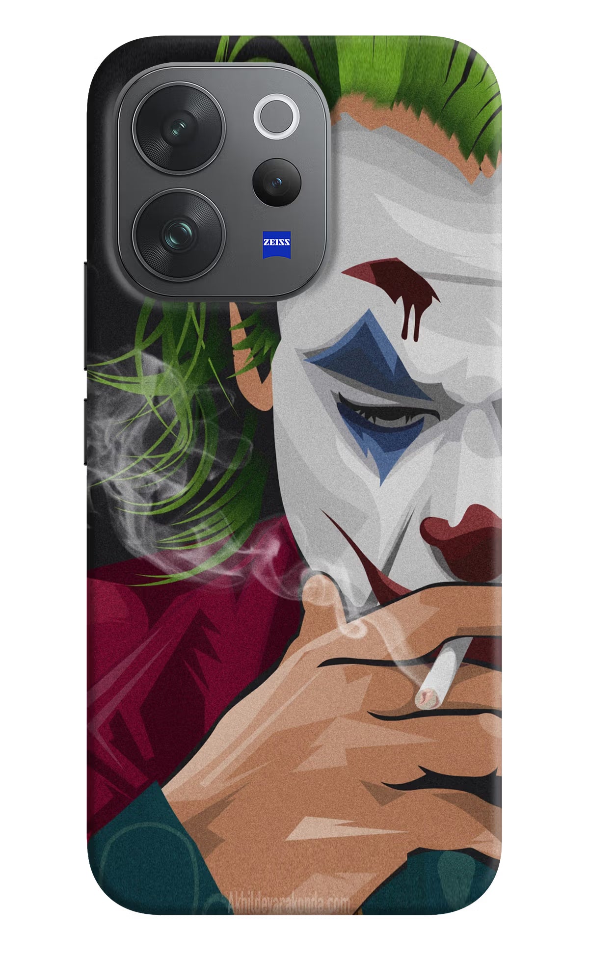Joker Smoking Vivo V70 Elite 5G Back Cover - Joker Smoking Vivo V70 Elite 5G Hard Case Back Cover by Casekaro Joker Smoking Vivo V70 Elite 5G Hard Case Back Cover by Casekaro