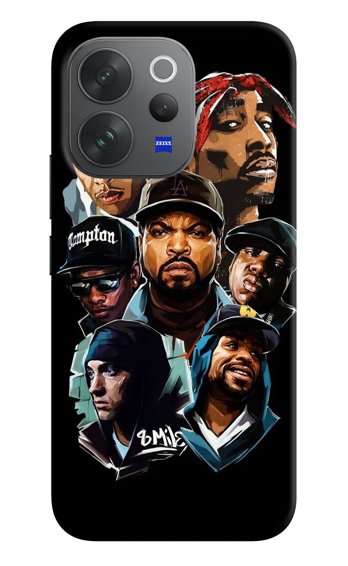 Rappers Vivo V70 Elite 5G Back Cover - Rappers Vivo V70 Elite 5G Hard Case Back Cover by Casekaro Rappers Vivo V70 Elite 5G Hard Case Back Cover by Casekaro