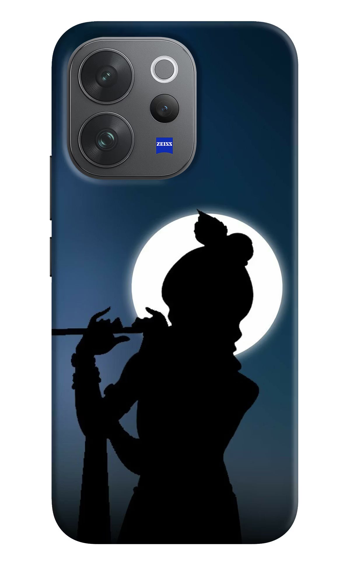 Shri Krishna Silhouette Vivo V70 Elite 5G Back Cover - Shri Krishna Silhouette Vivo V70 Elite 5G Hard Case Back Cover by Casekaro Shri Krishna Silhouette Vivo V70 Elite 5G Hard Case Back Cover by Casekaro