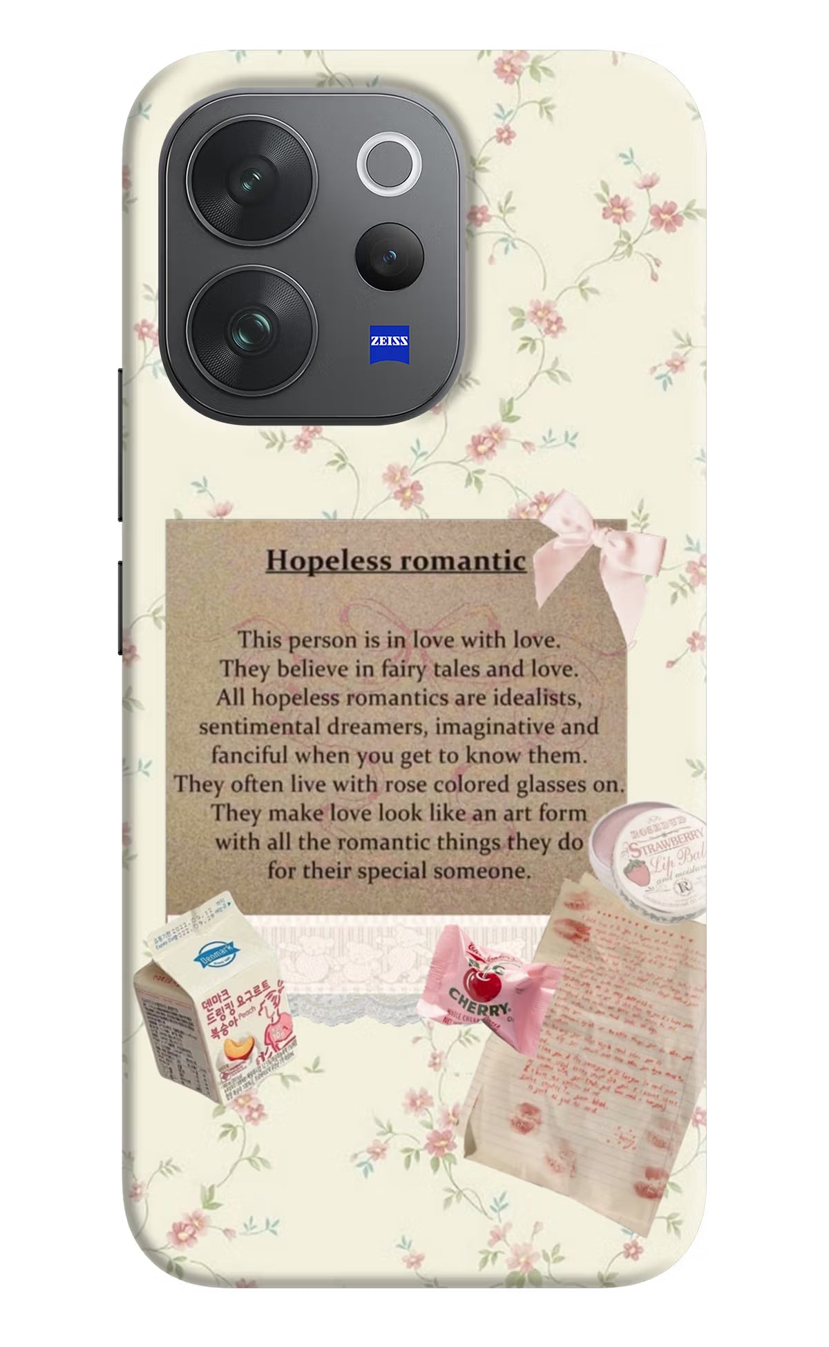 Hopeless Romantic Vivo V70 Elite 5G Back Cover - Hopeless Romantic Vivo V70 Elite 5G Hard Case Back Cover by Casekaro Hopeless Romantic Vivo V70 Elite 5G Hard Case Back Cover by Casekaro