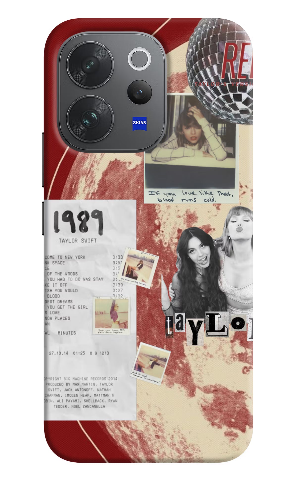 Taylor Swift Vivo V70 Elite 5G Back Cover - Taylor Swift Vivo V70 Elite 5G Hard Case Back Cover by Casekaro Taylor Swift Vivo V70 Elite 5G Hard Case Back Cover by Casekaro