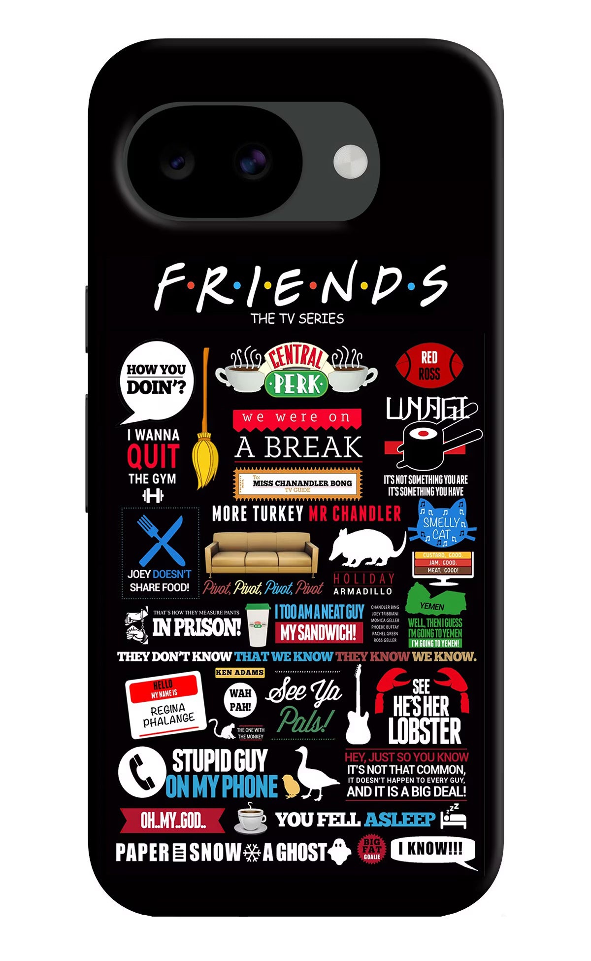 FRIENDS Google Pixel 10a Back Cover - FRIENDS Google Pixel 10a Hard Case Back Cover by Casekaro FRIENDS Google Pixel 10a Hard Case Back Cover by Casekaro