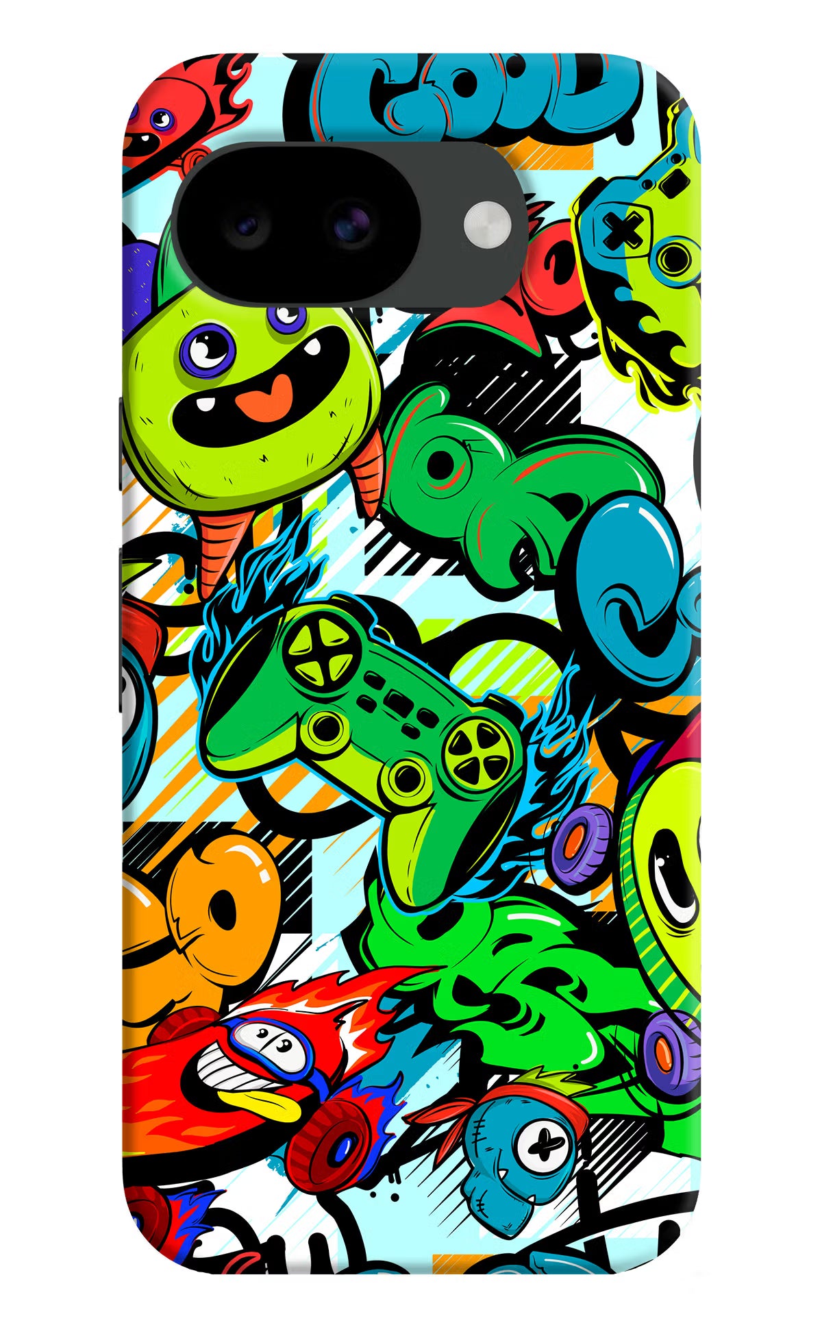 Game Doodle Google Pixel 10a Back Cover - Game Doodle Google Pixel 10a Hard Case Back Cover by Casekaro Game Doodle Google Pixel 10a Hard Case Back Cover by Casekaro