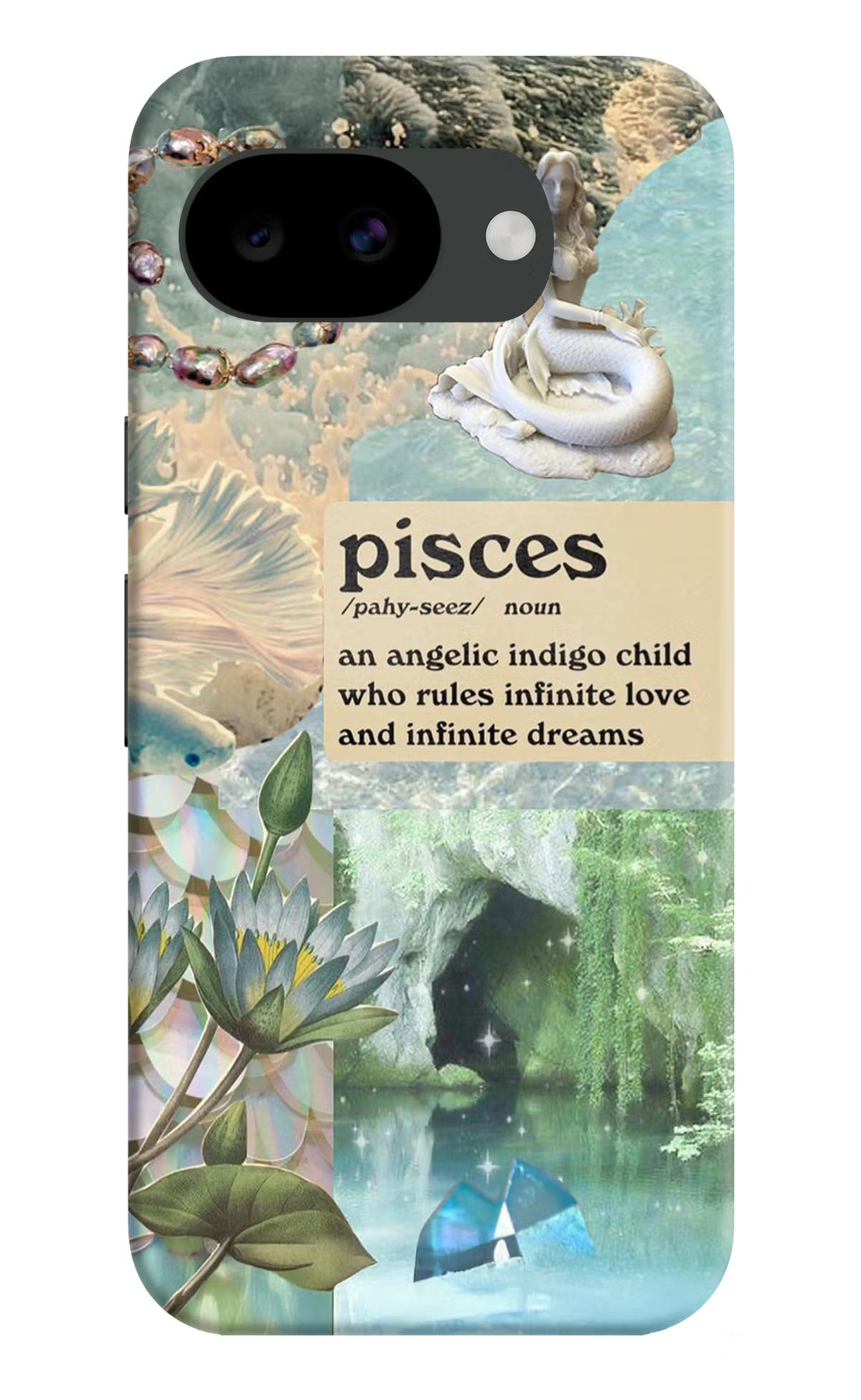 Pisces Zodiac Google Pixel 10a Back Cover - Pisces Zodiac Google Pixel 10a Hard Case Back Cover by Casekaro Pisces Zodiac Google Pixel 10a Hard Case Back Cover by Casekaro