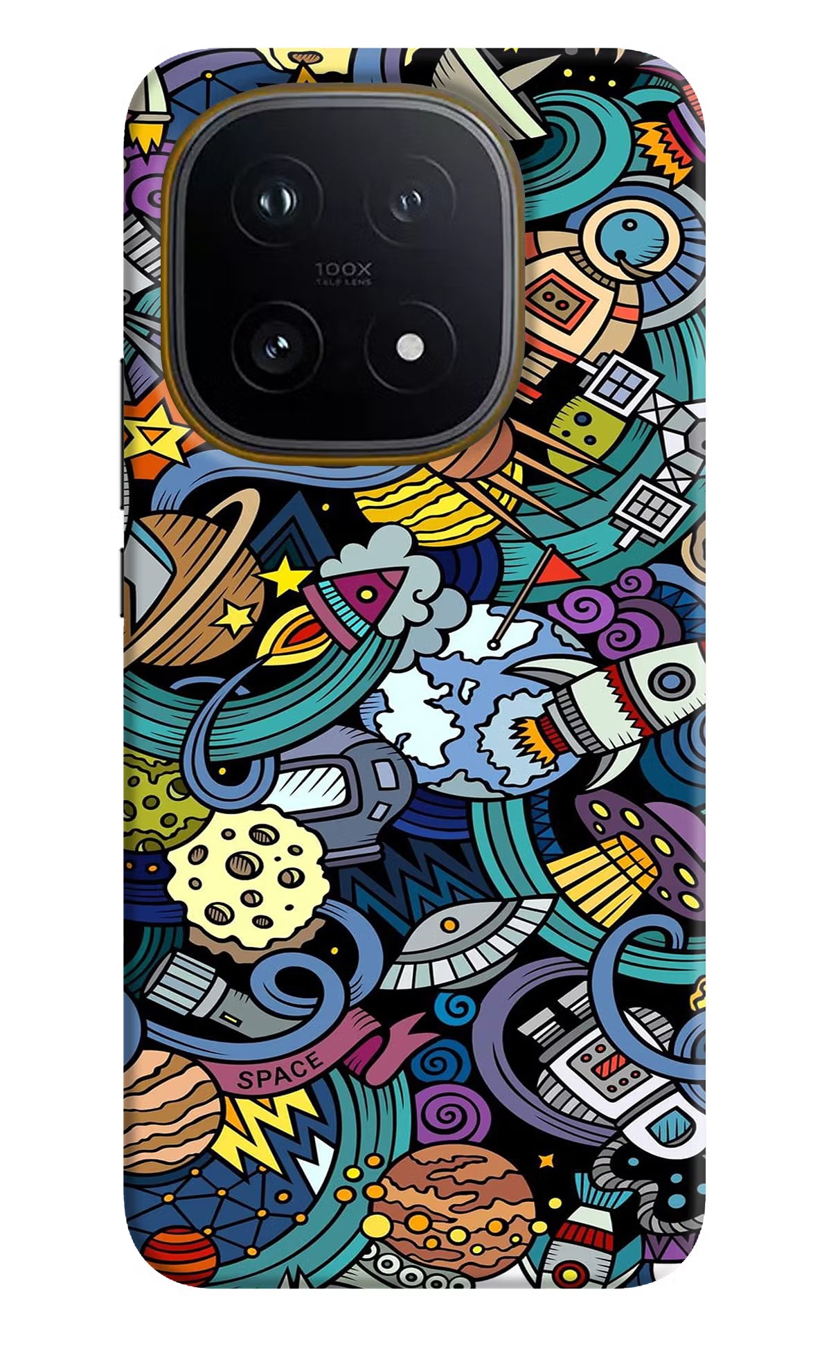 Space Abstract iQOO 15 5G Back Cover - Space Abstract iQOO 15 5G Hard Case Back Cover by Casekaro Space Abstract iQOO 15 5G Hard Case Back Cover by Casekaro