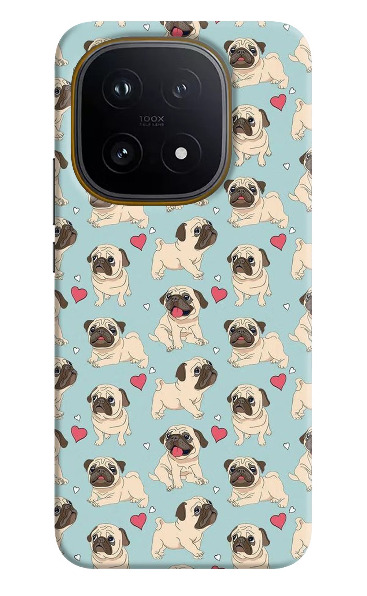 Pug Dog iQOO 15 5G Back Cover - Pug Dog iQOO 15 5G Hard Case Back Cover by Casekaro Pug Dog iQOO 15 5G Hard Case Back Cover by Casekaro
