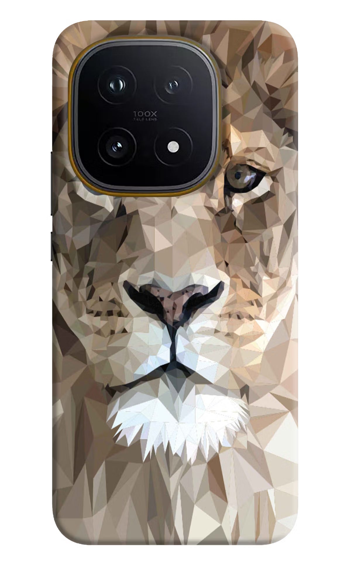 Lion Art iQOO 15 5G Back Cover - Lion Art iQOO 15 5G Hard Case Back Cover by Casekaro Lion Art iQOO 15 5G Hard Case Back Cover by Casekaro