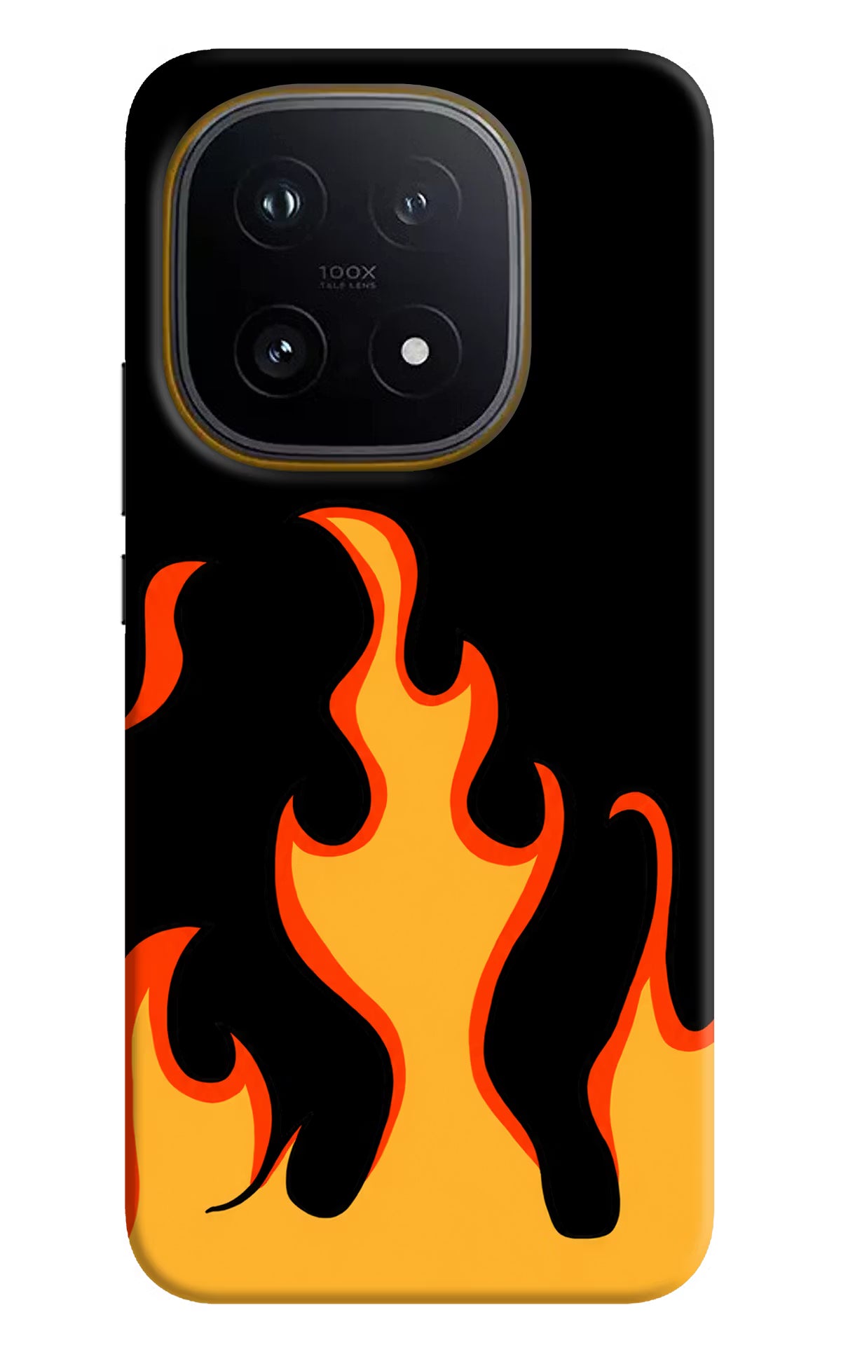 Fired Up – Black iQOO 15 5G Back Cover - Fired Up – Black iQOO 15 5G Hard Case Back Cover by Casekaro Fired Up – Black iQOO 15 5G Hard Case Back Cover by Casekaro