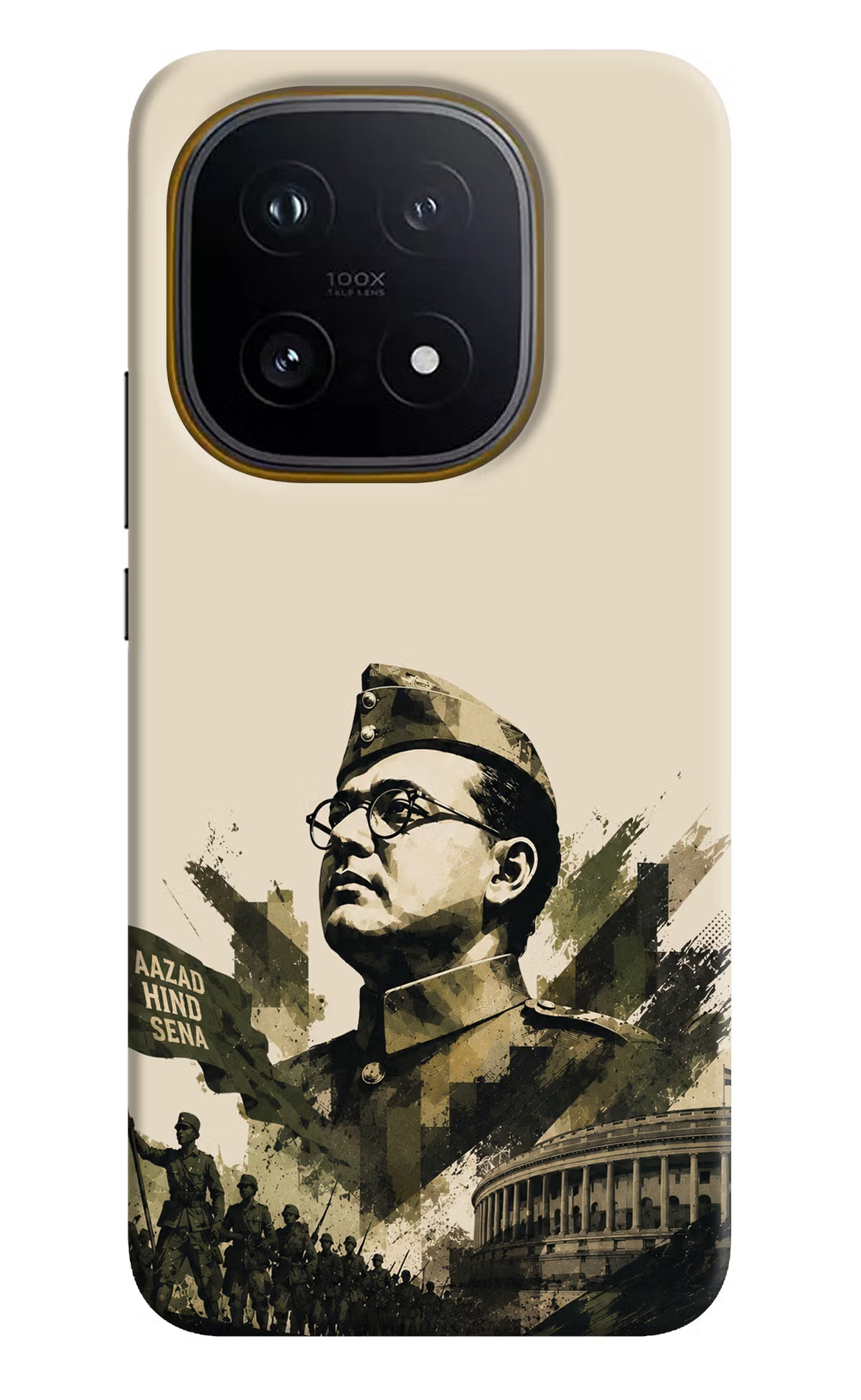 Netaji Rising iQOO 15 5G Back Cover - Netaji Rising iQOO 15 5G Back Cover Netaji Rising iQOO 15 5G Back Cover