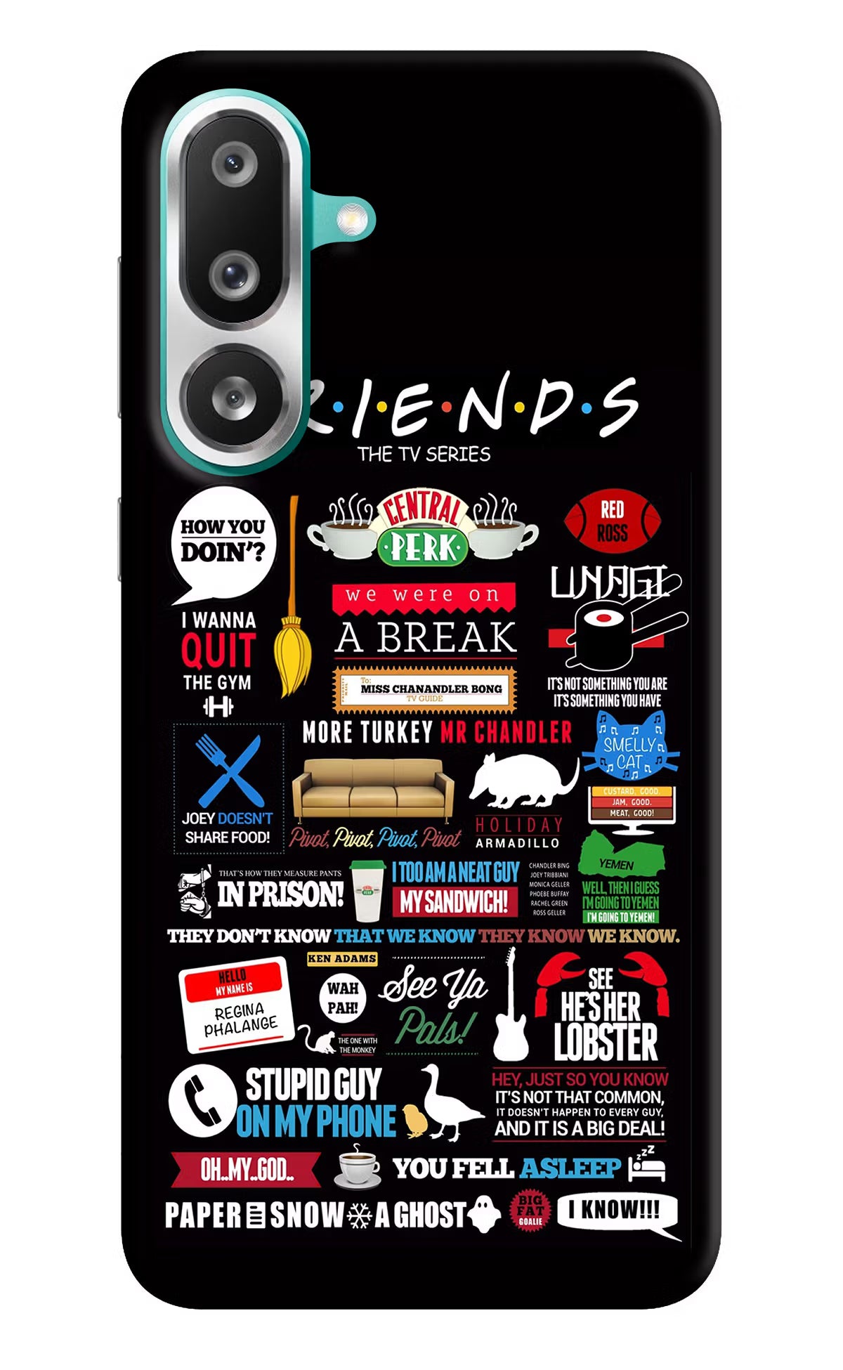 FRIENDS Samsung F56 Back Cover - FRIENDS Samsung F56 Hard Case Back Cover by Casekaro FRIENDS Samsung F56 Hard Case Back Cover by Casekaro